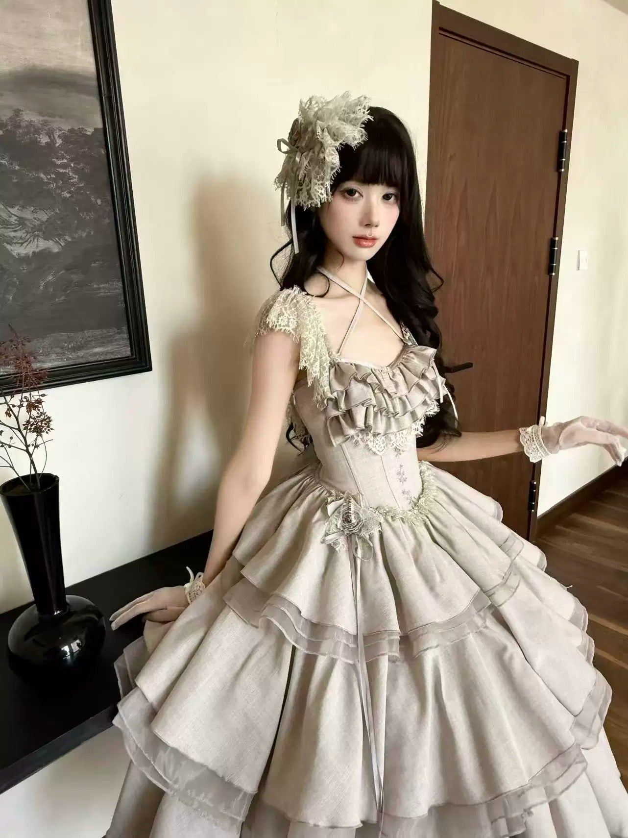 【受注予約~4/27】Lingxi ワンピース【sara bell】