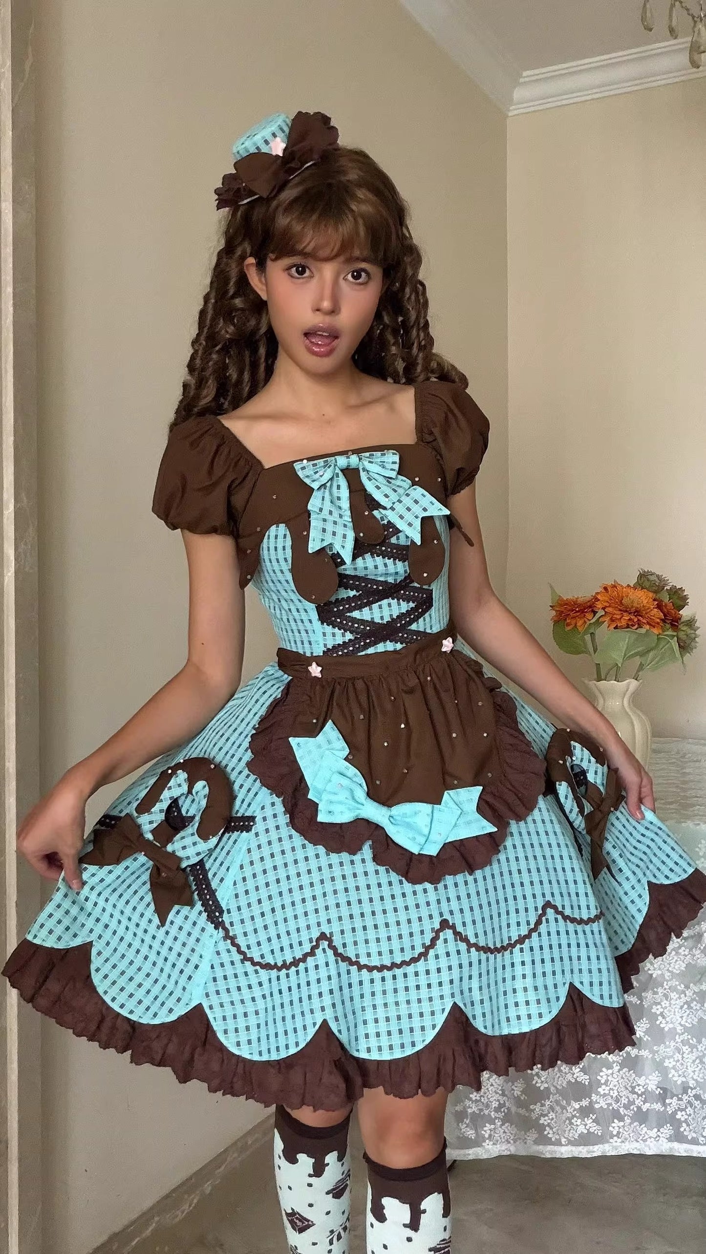 【受注予約~11/5】チョコレートドット アクセサリー【Sugar Cookies】