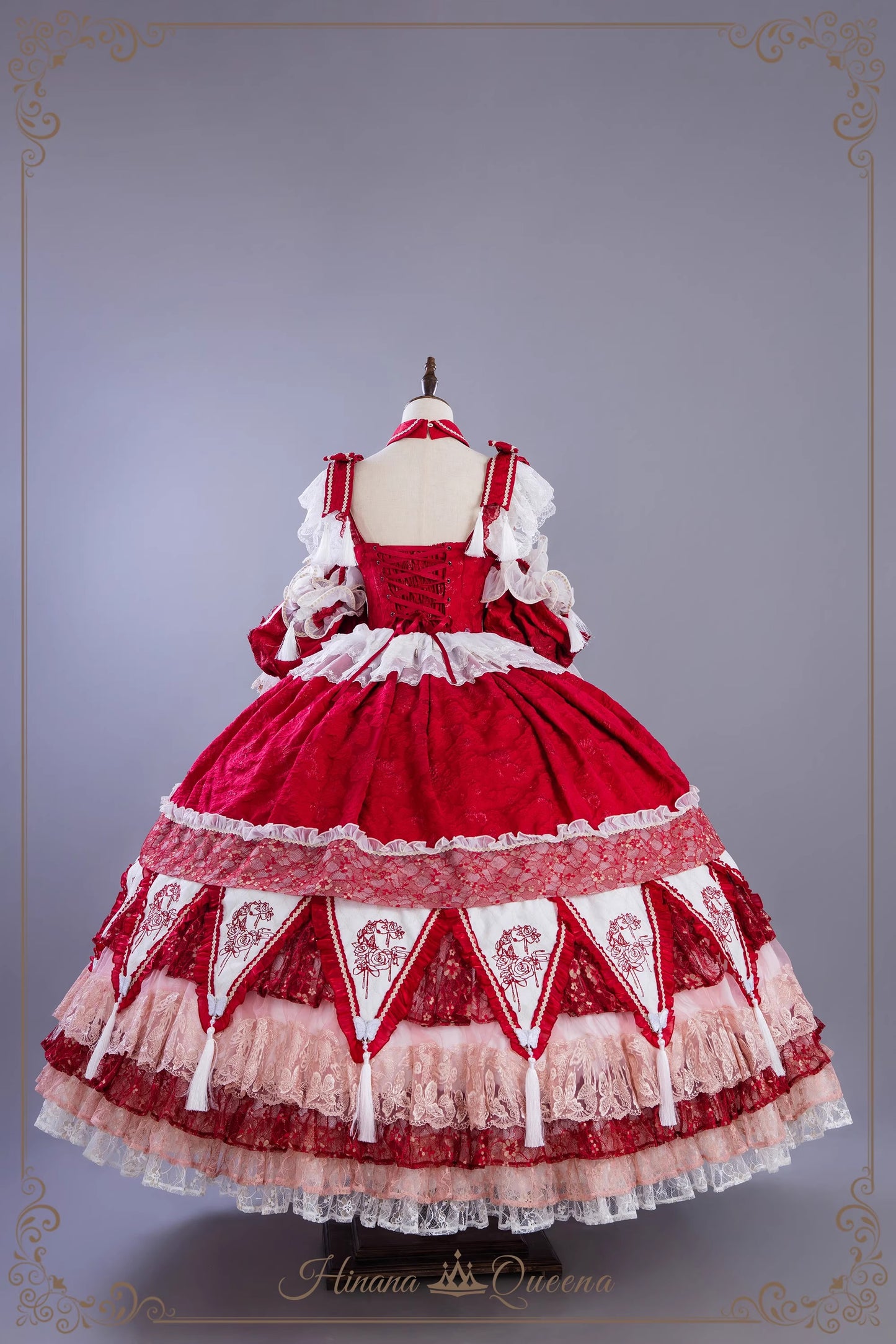 【受注予約~9/15】Crimson-Bee ワンピース【Hinana Queena】