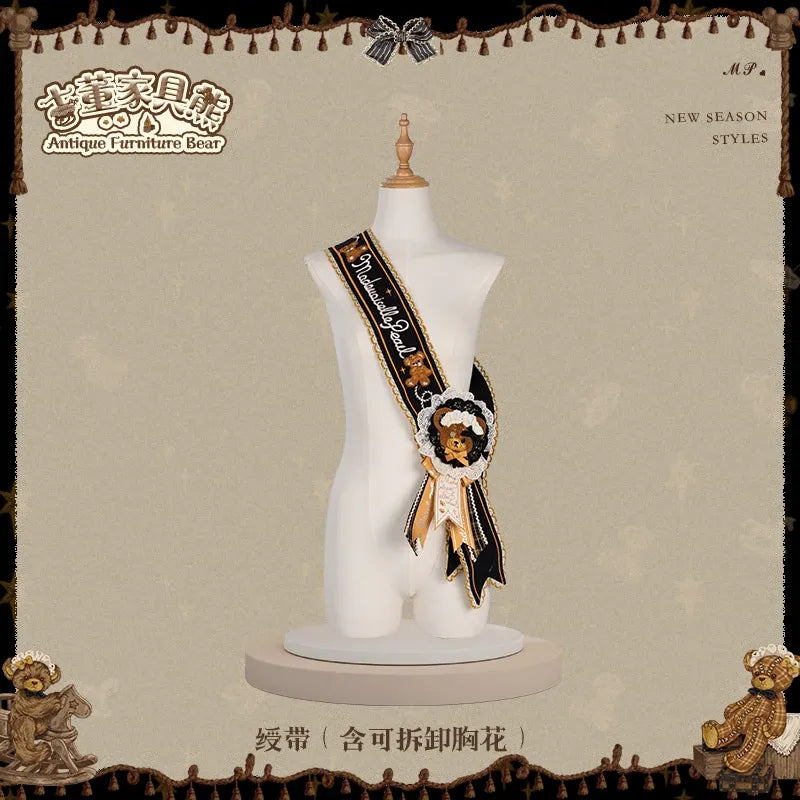 【受注予約~9/8】Antique Furniture Bear アクセサリー【Melliflorpearl】
