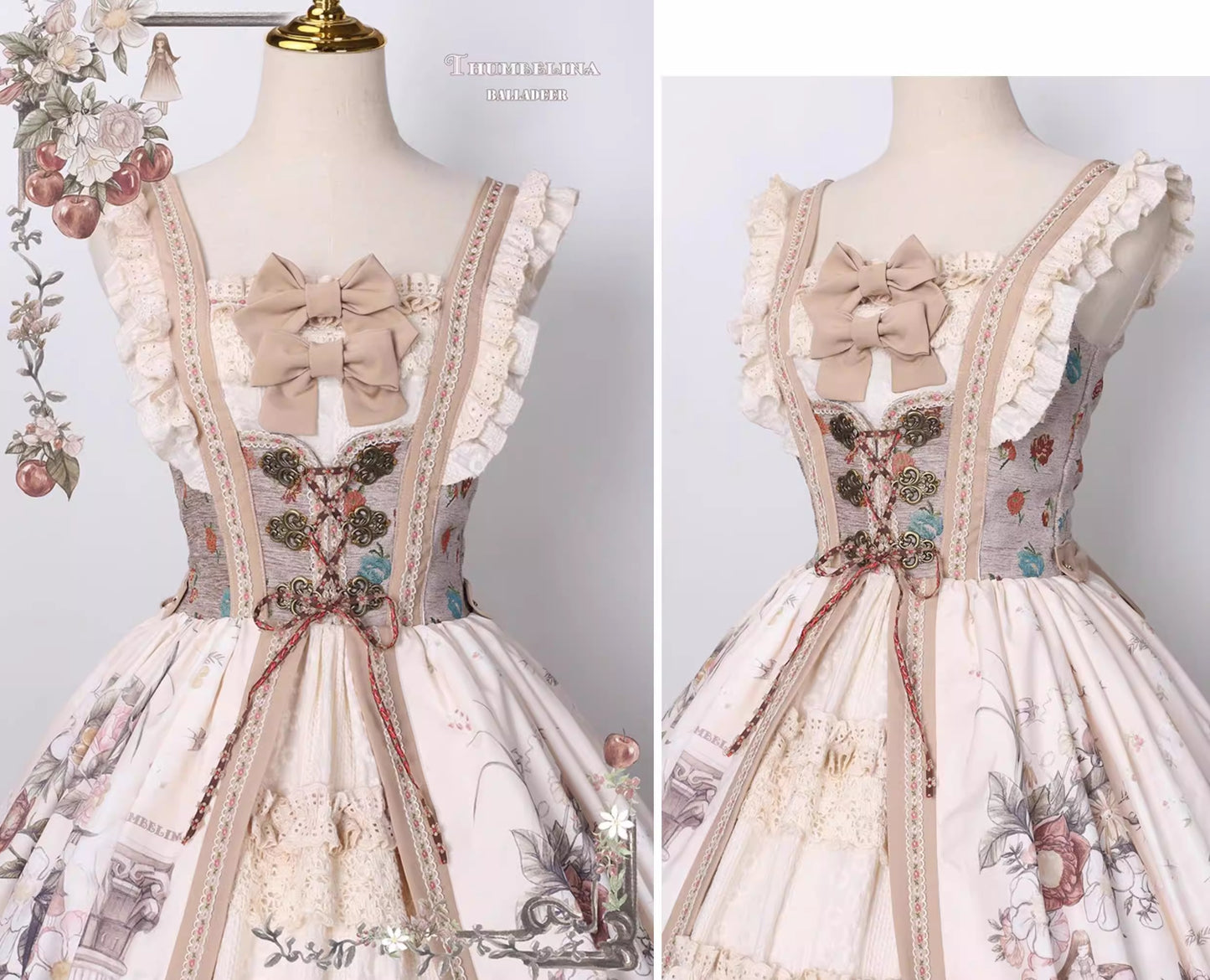 田園少女 ジャンパースカート【Balladeer】