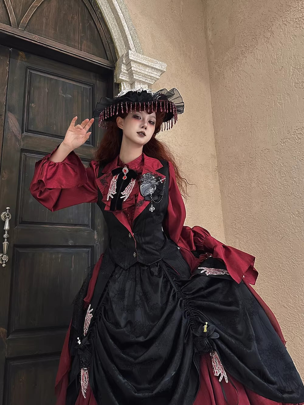 【受注予約~2/24】Returning on a Moonlit Night スカート【Miss Point】