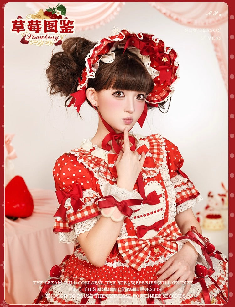 【受注予約~11/18】Strawberry Cake Illustration アクセサリー【花与珍珠匣】