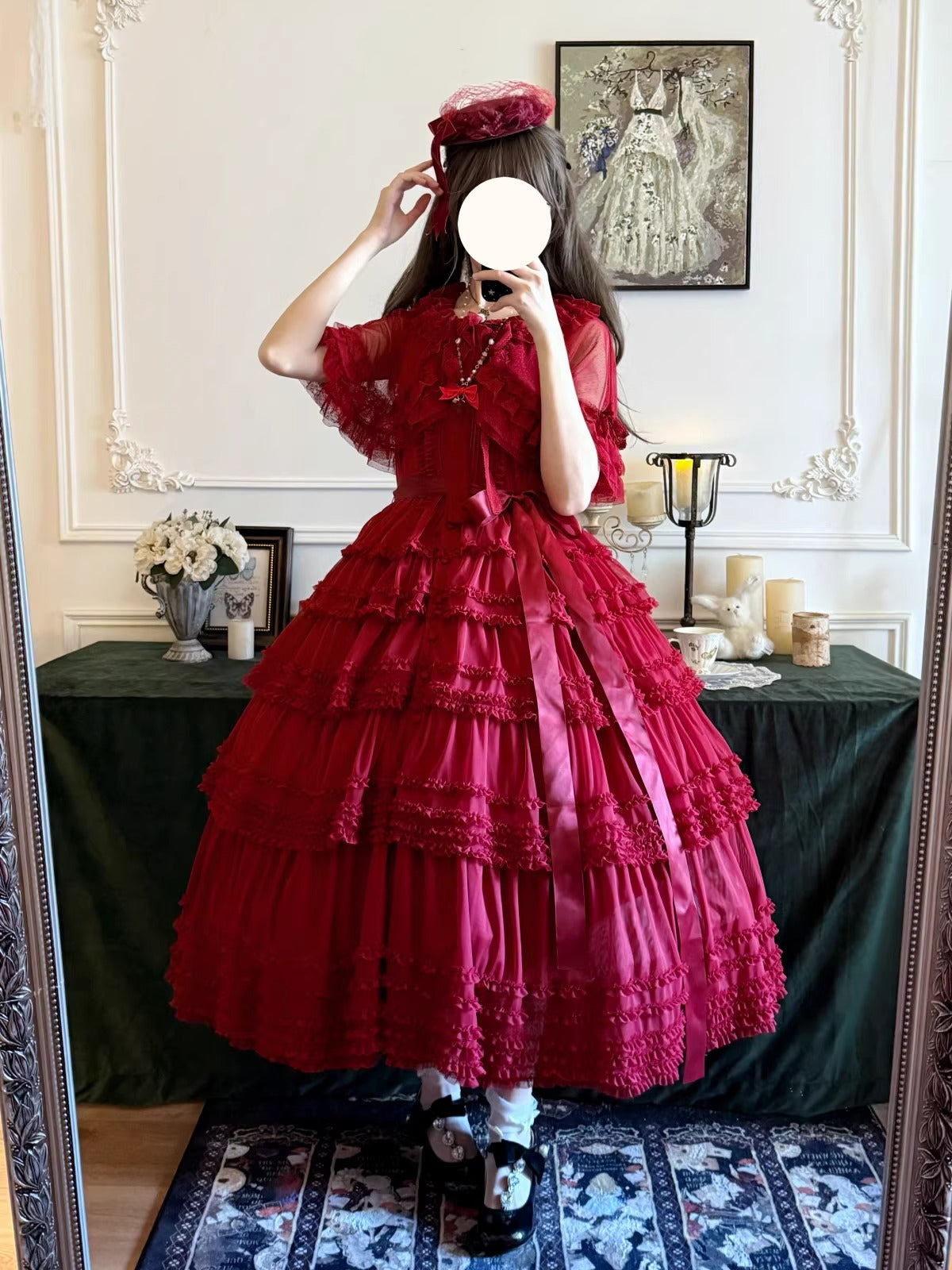 【受注予約~12/24】Lillian's Summer ジャンパースカート(タイプ2・ロング丈)【Spring Flower Language】