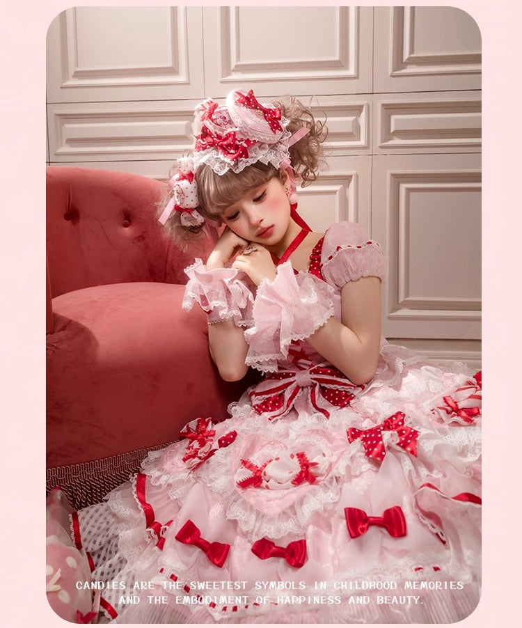 【受注予約~12/8】Candy Wrapper ワンピース【花与珍珠匣】