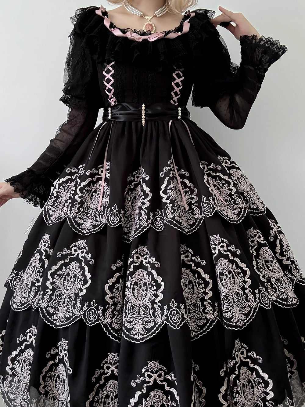 【受注予約~9/25】Point Gardens ワンピース【Miss Point】