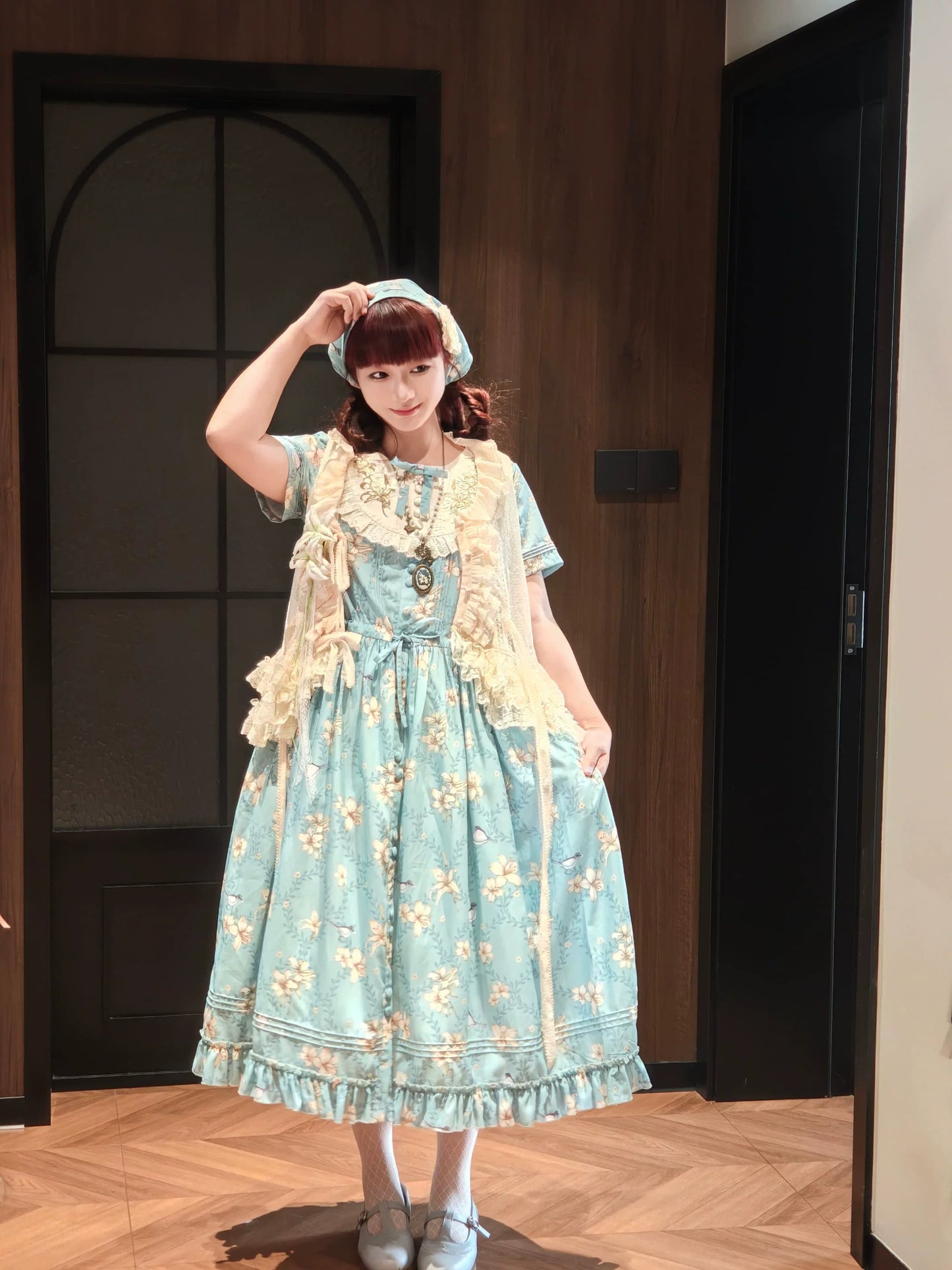 【受注予約~7/12】百合と山風 ワンピース(タイプ2)【Dark Star Island】