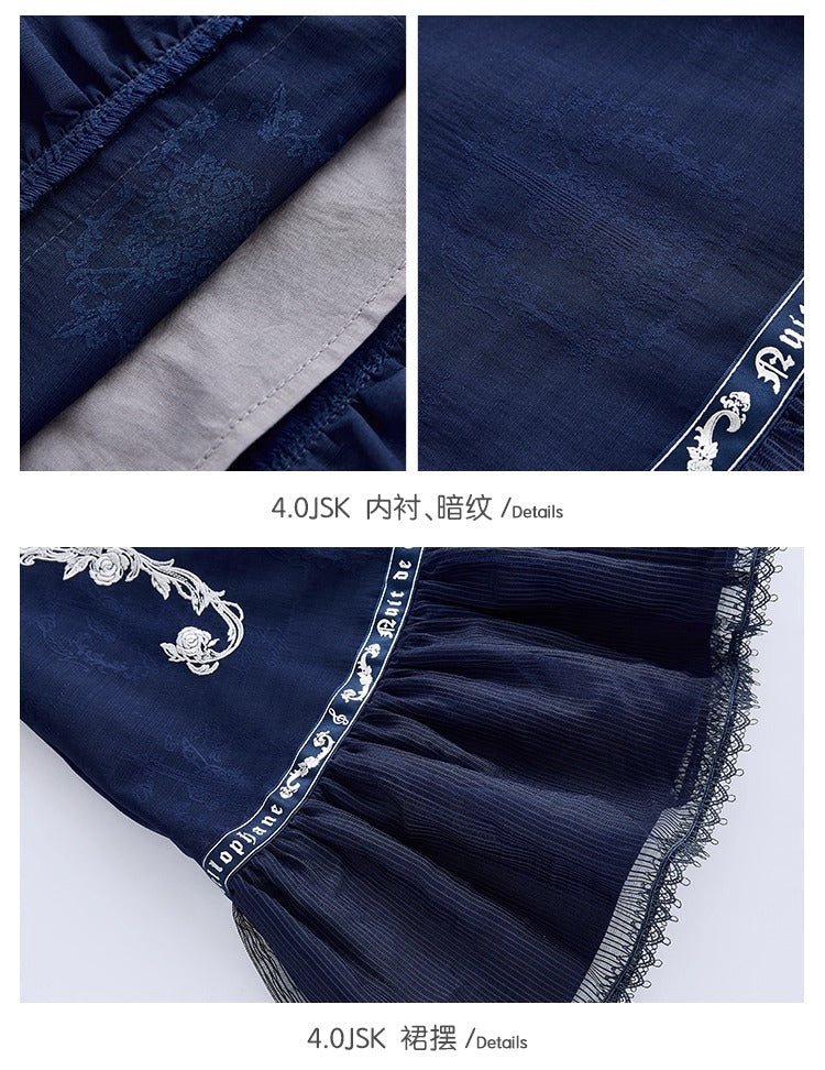 【受注予約~9/9】小夜曲 ジャンパースカート【NDC】