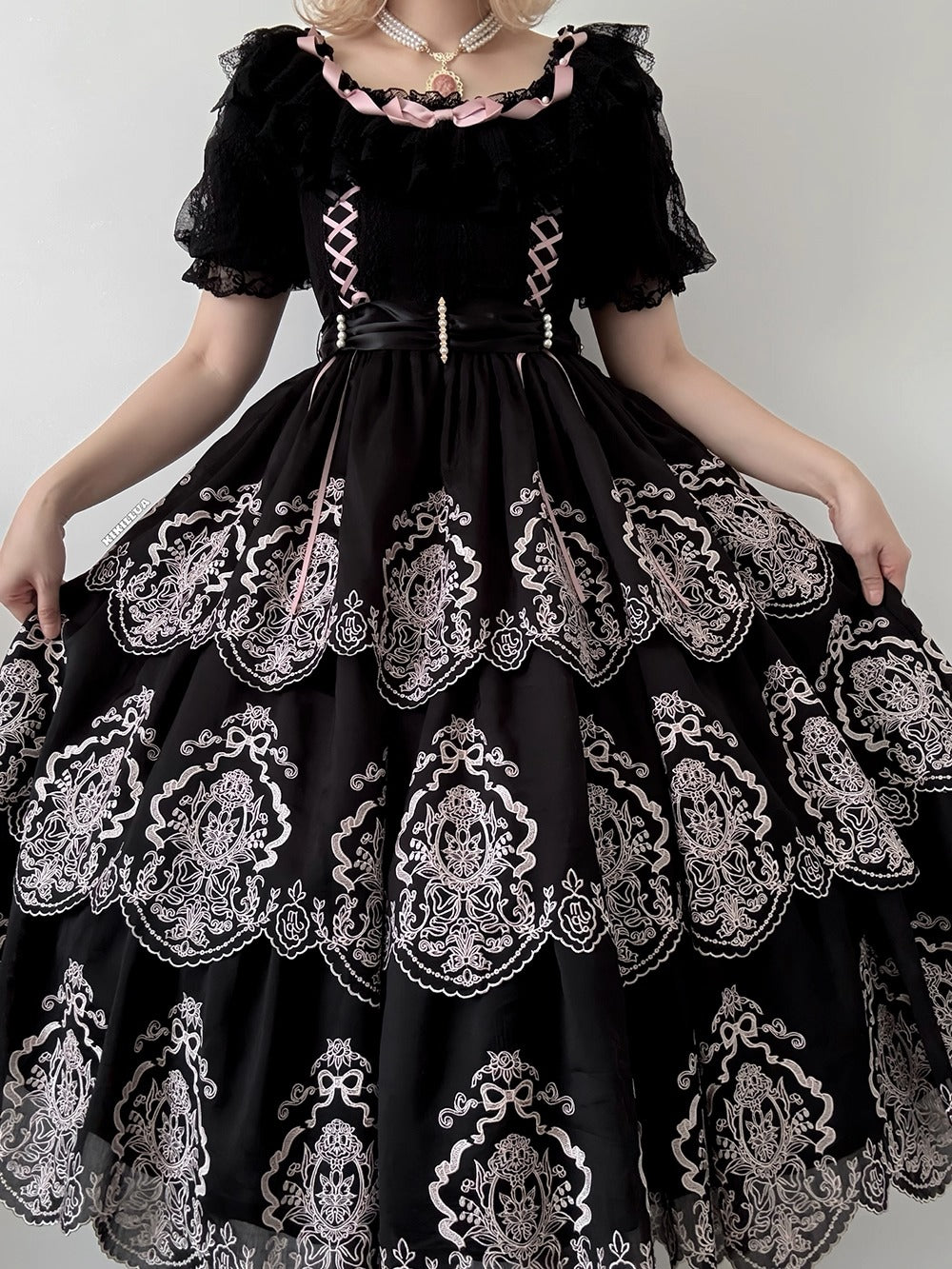 【受注予約~9/25】Point Gardens ワンピース【Miss Point】