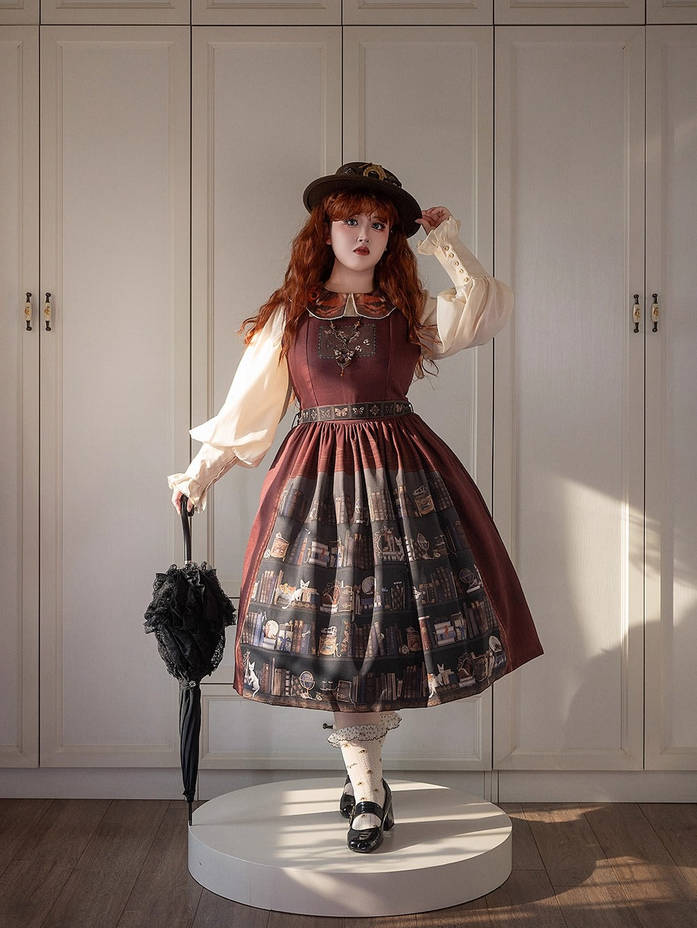 【受注予約~11/6】German Bookshelf ジャンパースカート【Miss Point】