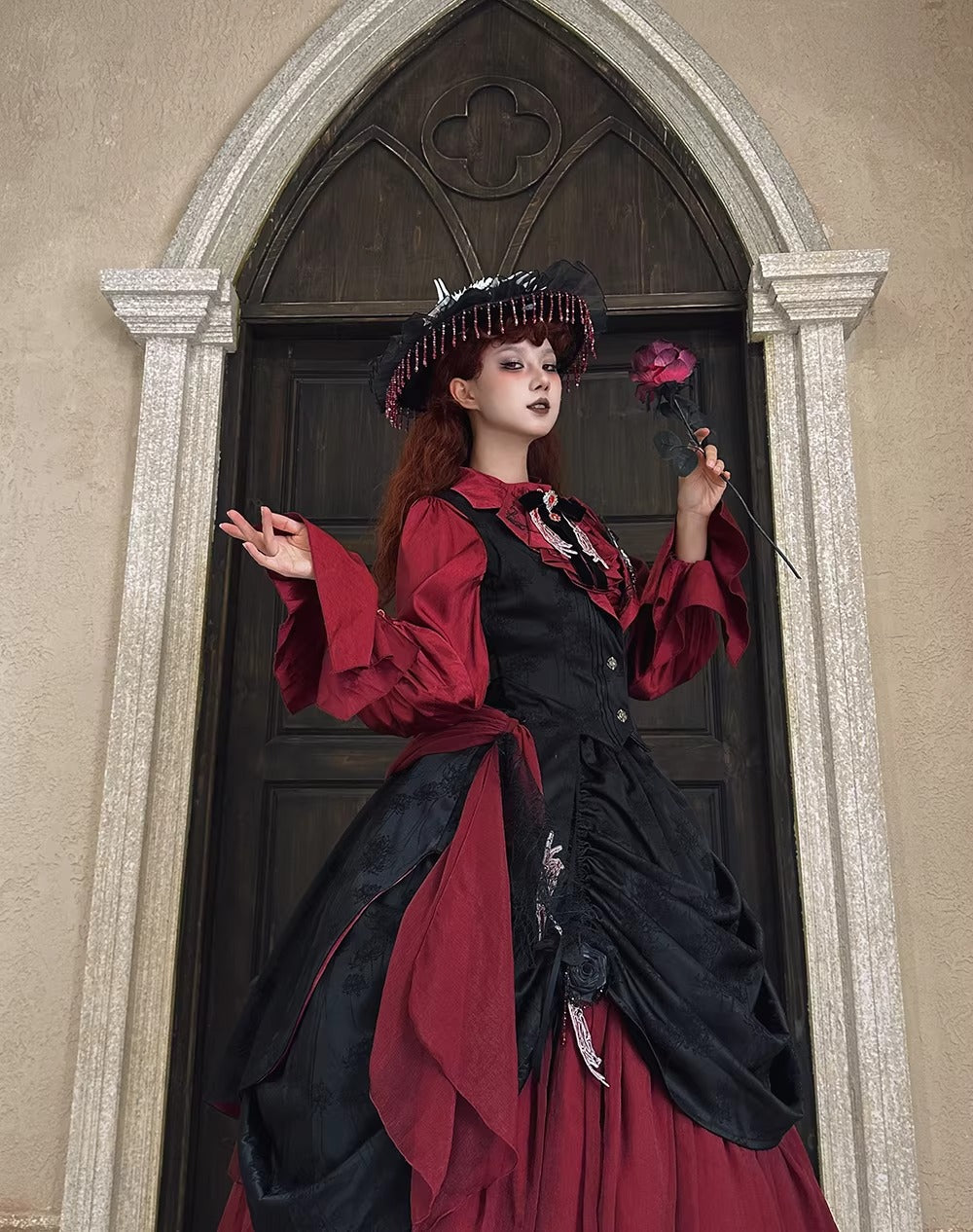 【受注予約~2/24】Returning on a Moonlit Night スカート【Miss Point】