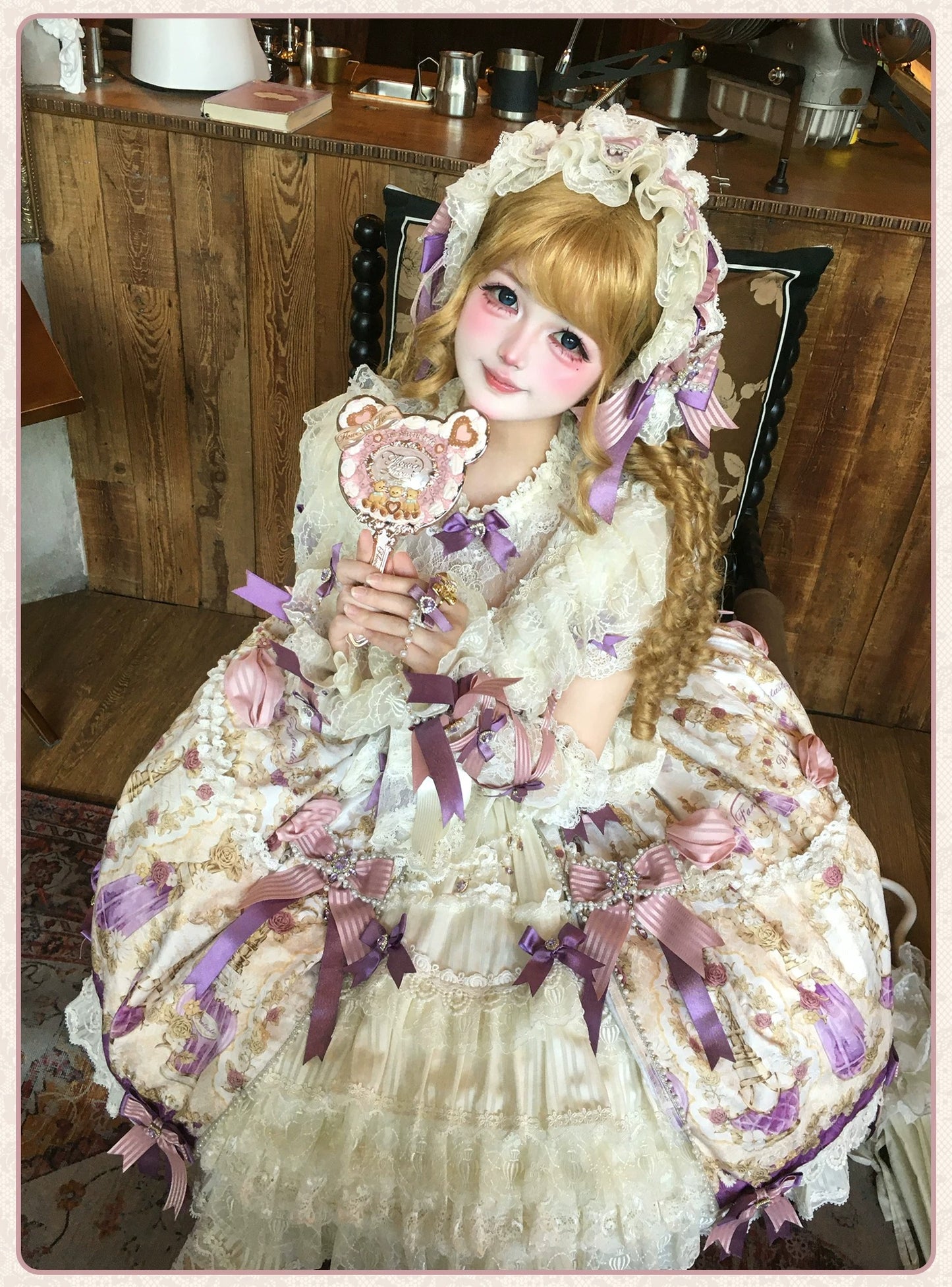 【受注予約~6/16】Antique Jewel Fragrance ジャンパースカート・フルセット【双生小熊】