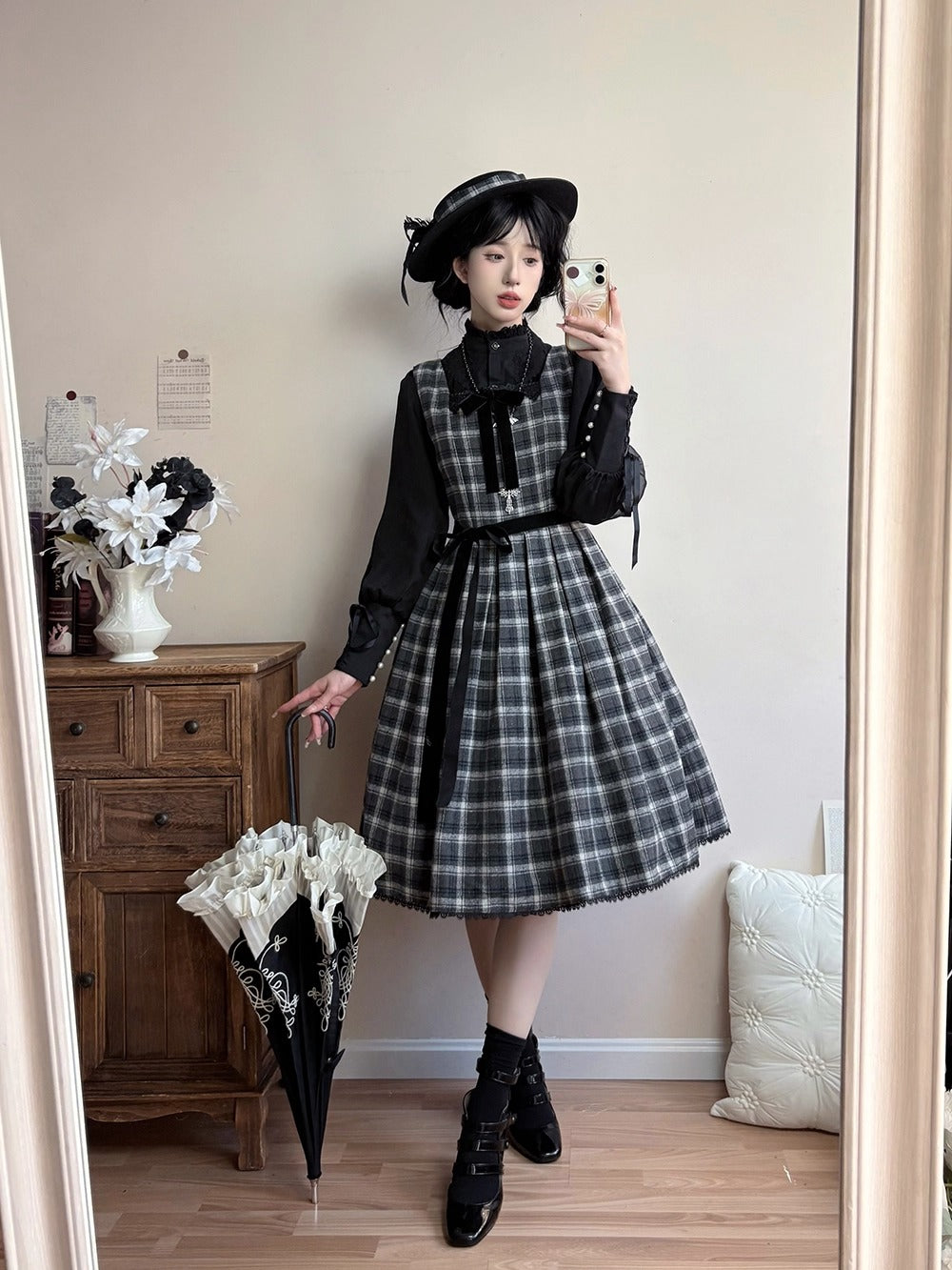 【受注予約~11/30】Earl Gray Tea 2.0 ジャンパースカート【Miss Cube】