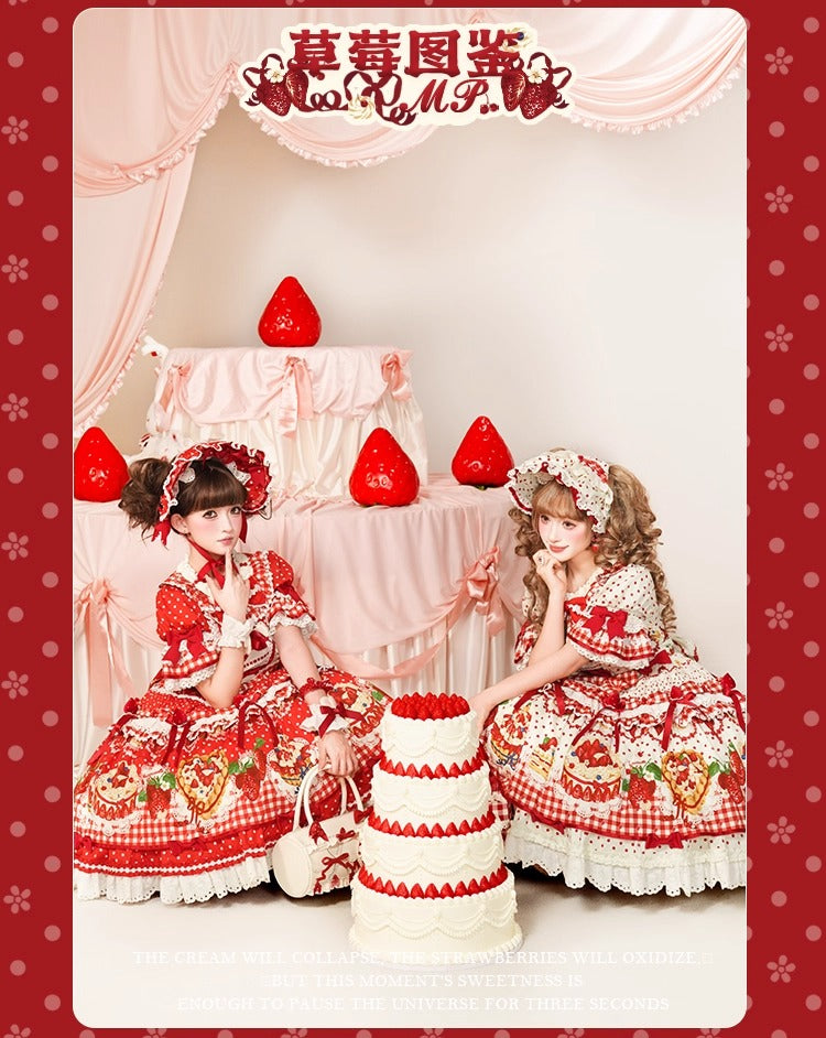 【受注予約~11/18】Strawberry Cake Illustration アクセサリー【花与珍珠匣】