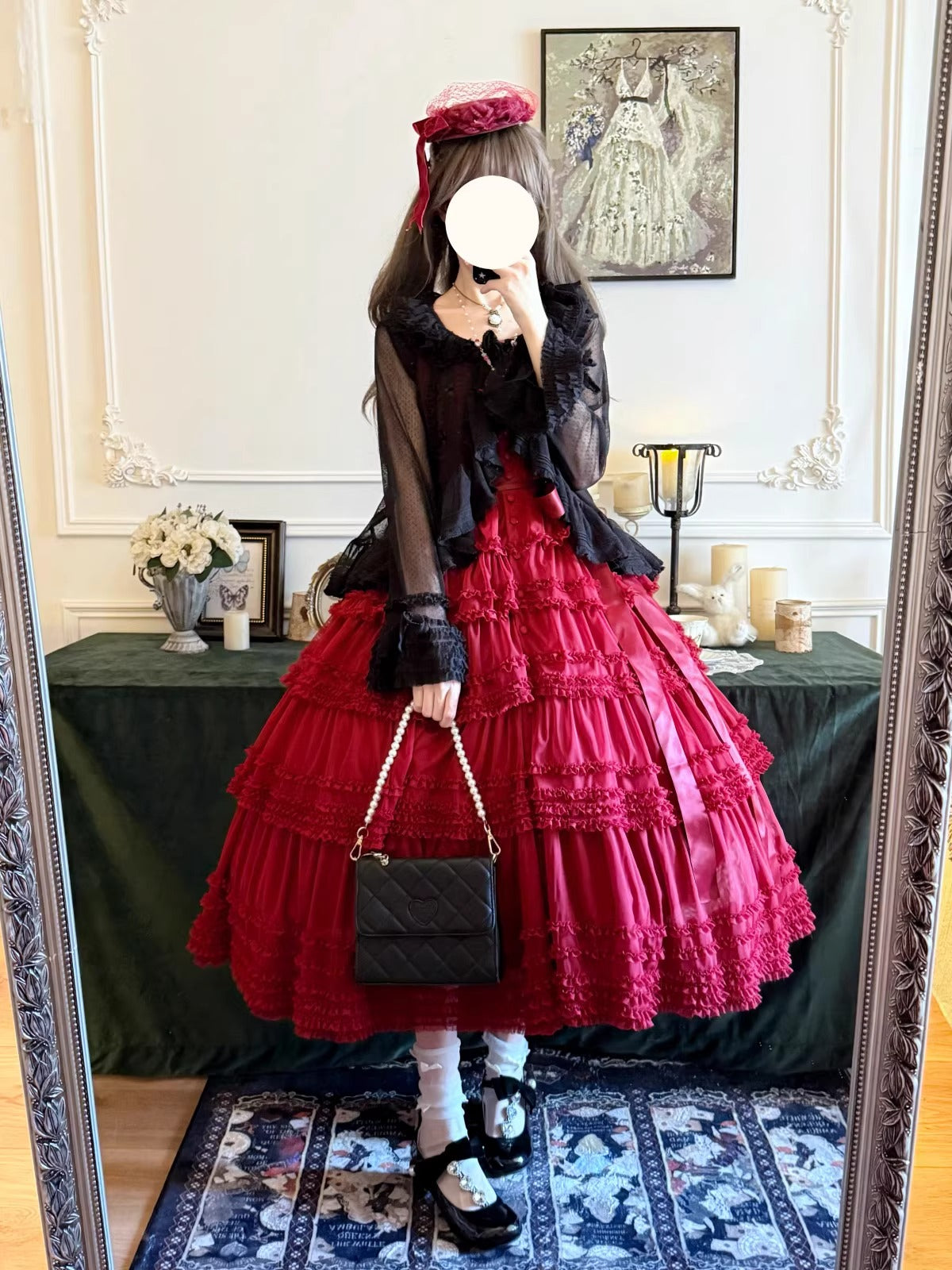 【受注予約~12/24】Lillian's Summer ジャンパースカート(タイプ2・ショート丈)【Spring Flower Language】