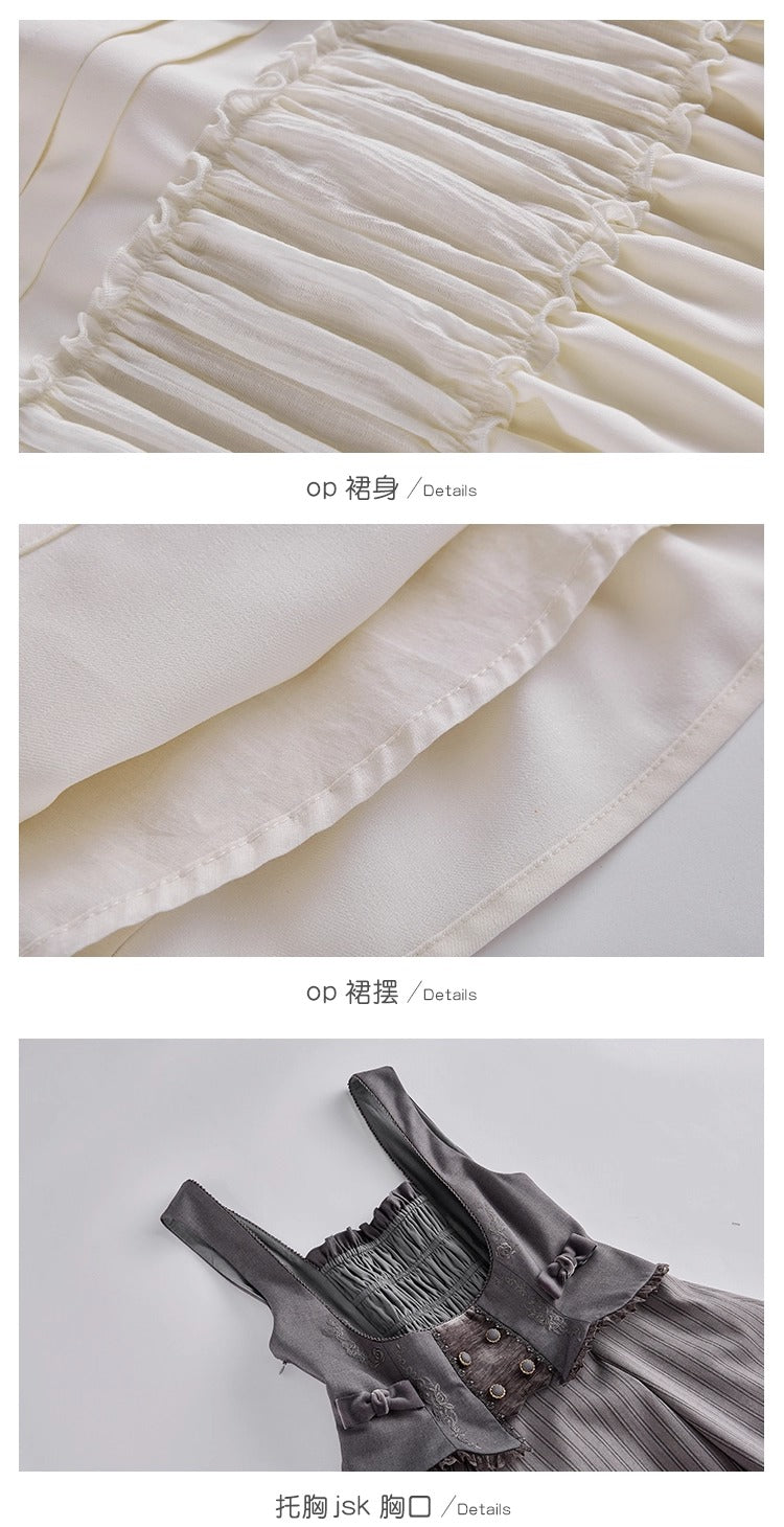 【受注予約~10/30】Austen's Letters ジャンパースカート(タイプ2)【NDC】