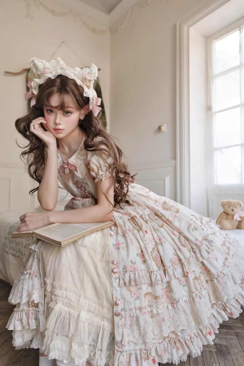 【受注予約~3/5】Victoria Cat ワンピース(タイプ3) 【Moon River】