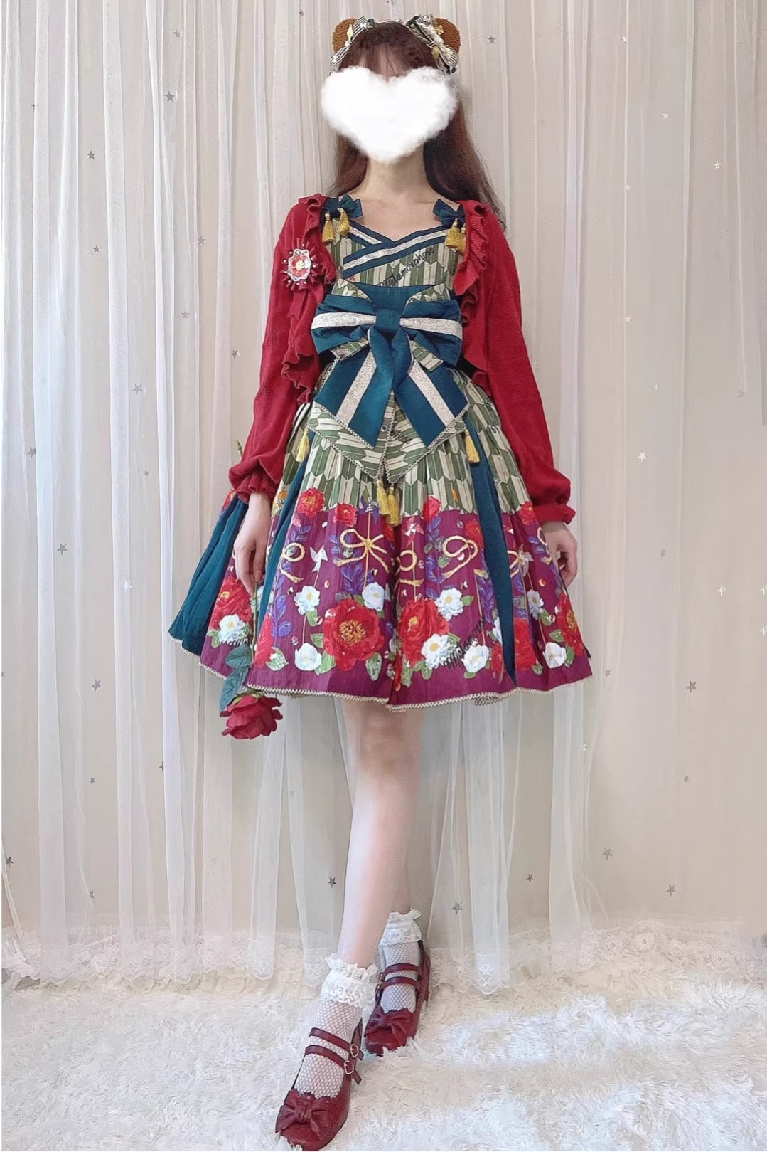 Cherry ボレロカーディガン【Little Dipper】