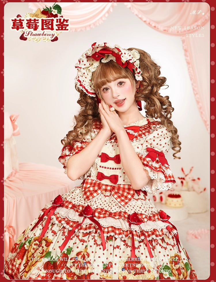 【受注予約~11/18】Strawberry Cake Illustration アクセサリー【花与珍珠匣】