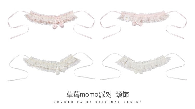 【受注予約~8/28】Strawberry momo Party ジャンパースカートセット(ウェディングver.)【仲夏物語】