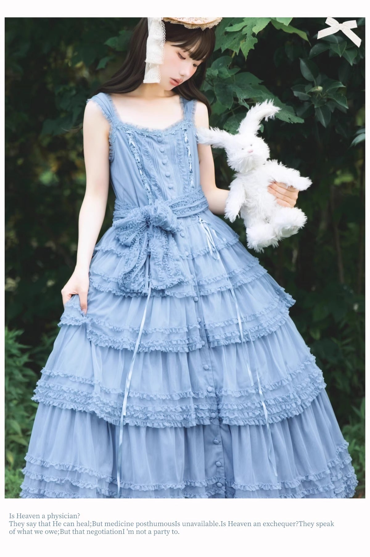 【受注予約~12/24】Lillian's Summer ジャンパースカート(タイプ1・ロング丈)【Spring Flower Language】