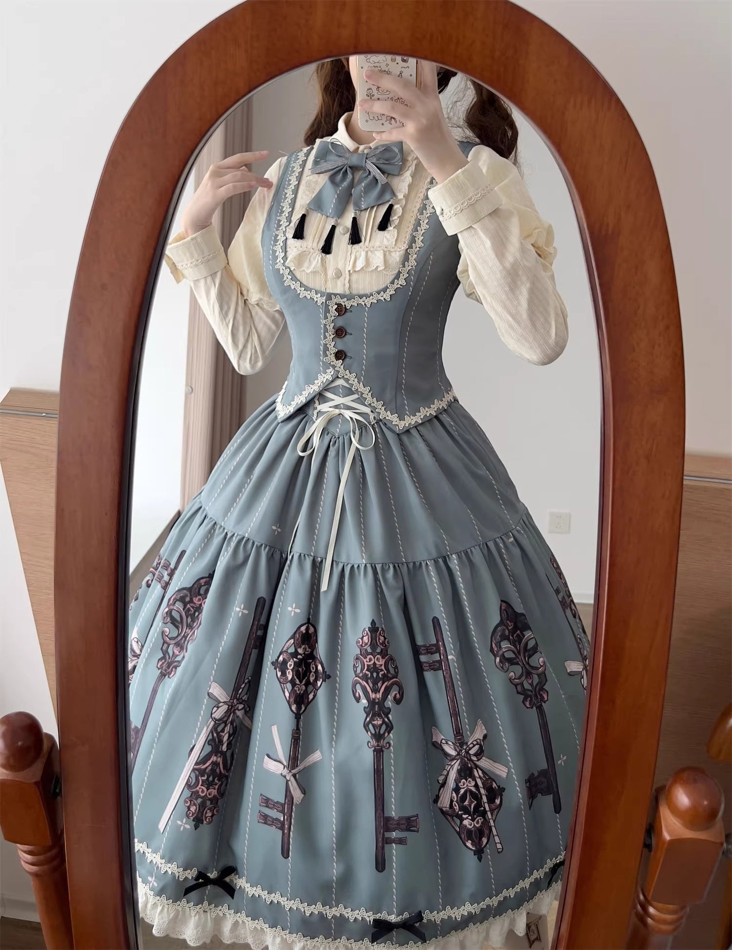 【受注予約~3/18】Secret key ベスト・ブラウス・スカート【Uncle's Workshop】