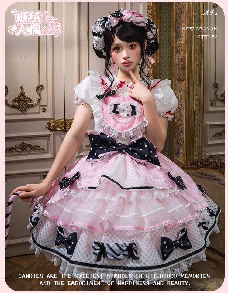 【受注予約~12/8】Candy Wrapper トップス・スカート【花与珍珠匣】