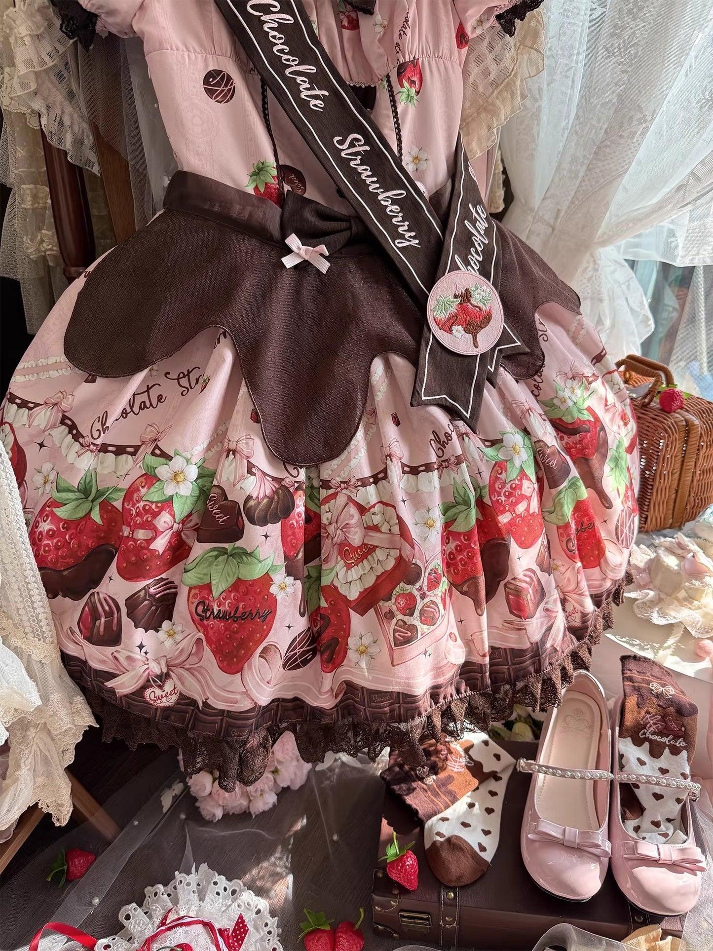 【受注予約~3/30】Berry Lovers ワンピース・ジャンパースカート・サロペット・ブラウス【DreamWhale】