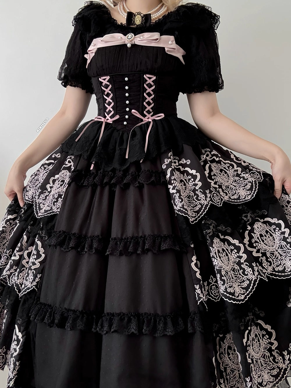 【受注予約~9/25】Point Gardens ジャンパースカート【Miss Point】