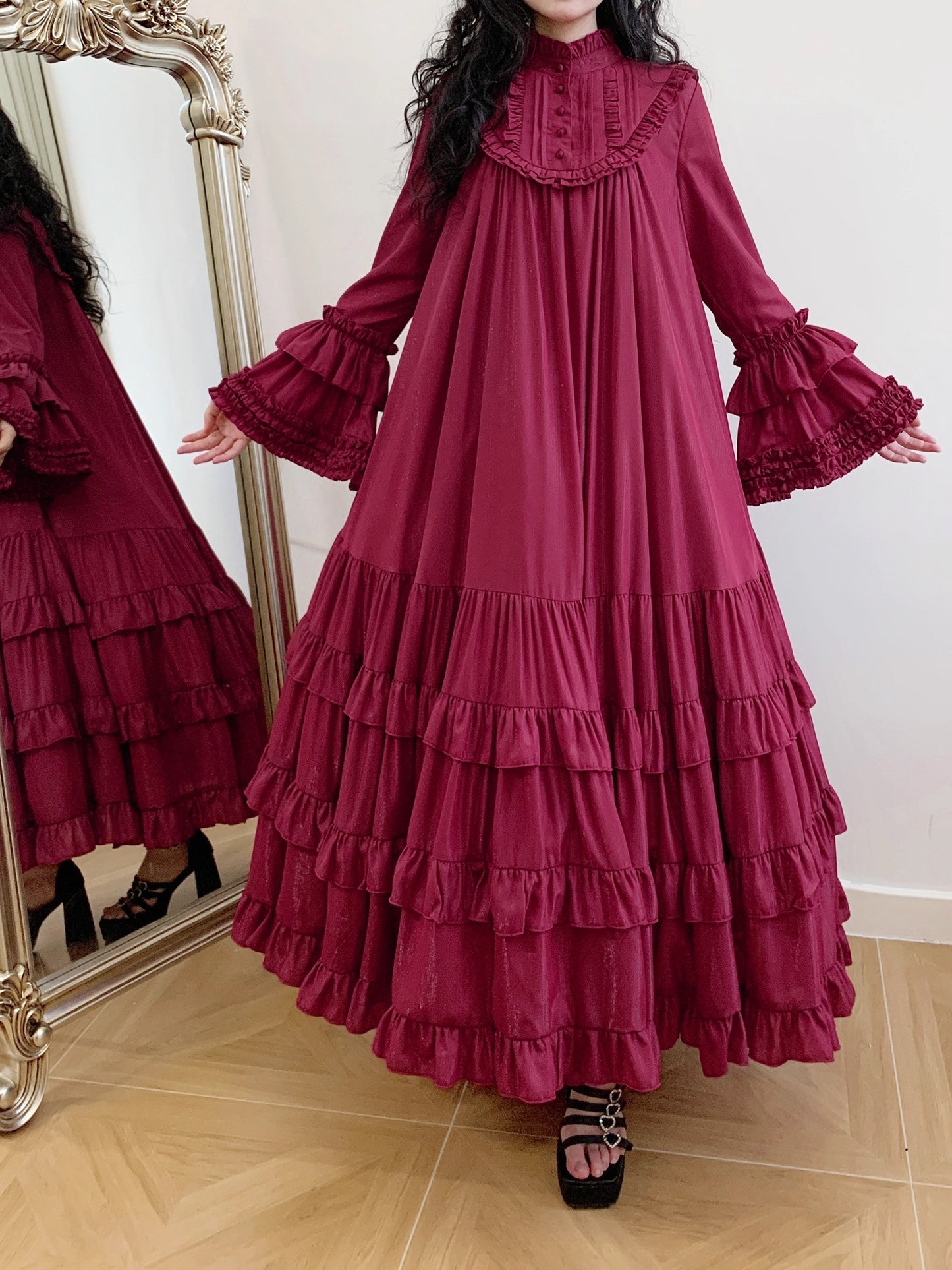 【受注予約~9/25】Princess of Windsor ワンピース・姫袖(プラスロング丈)【Little Dipper】