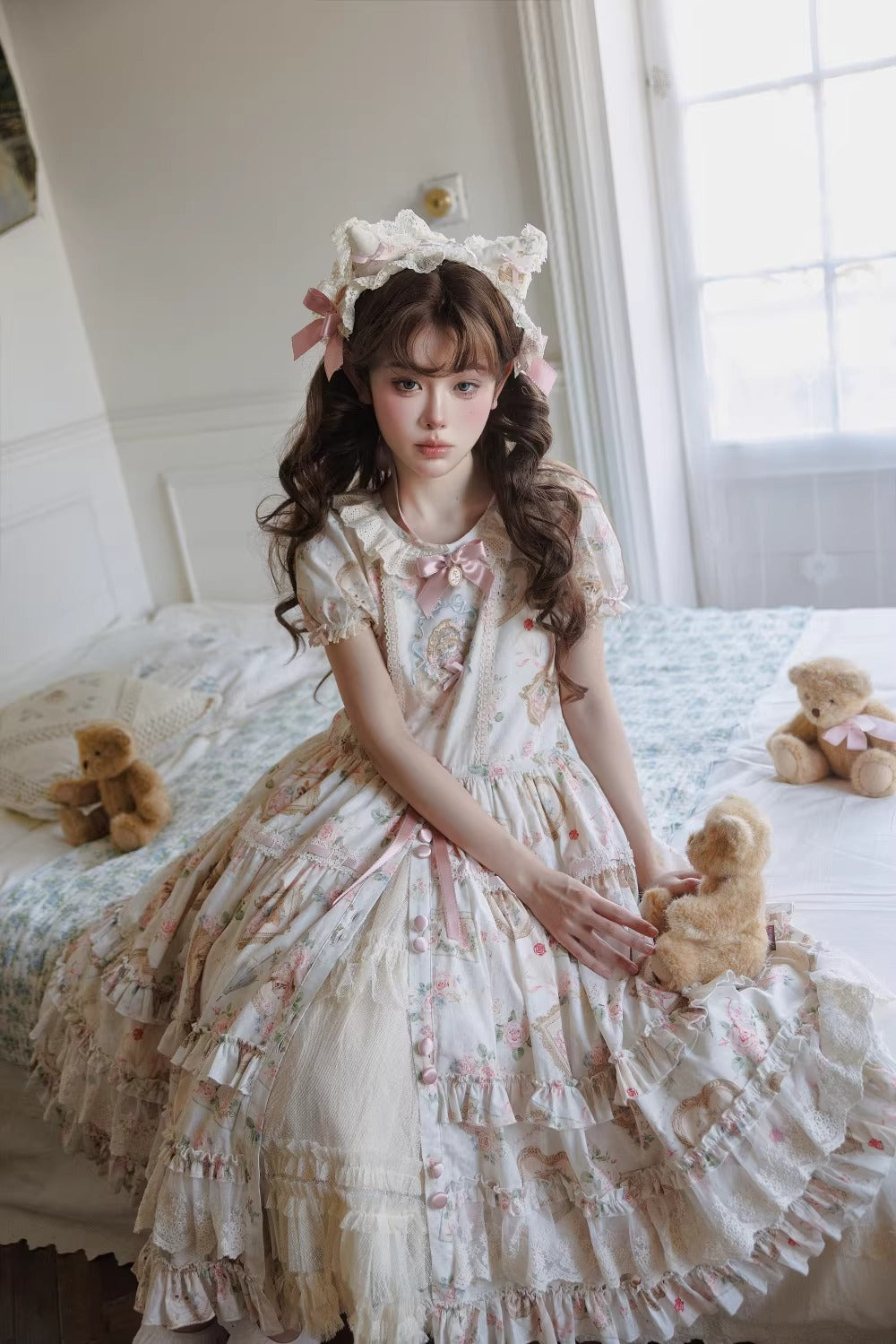 【受注予約~3/5】Victoria Cat ワンピース(タイプ3) 【Moon River】