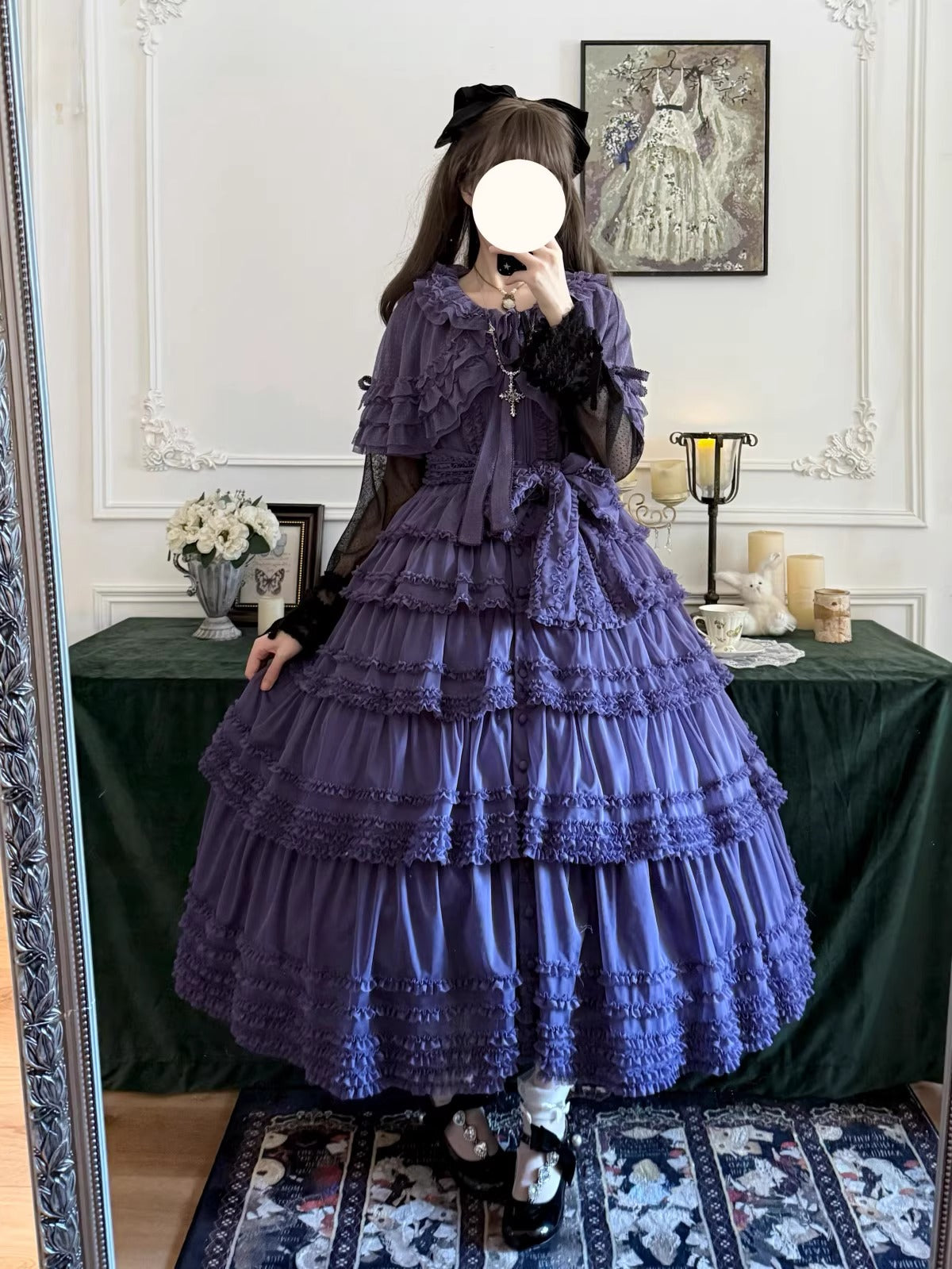 【受注予約~12/24】Lillian's Summer ジャンパースカート(タイプ2・ロング丈)【Spring Flower Language】