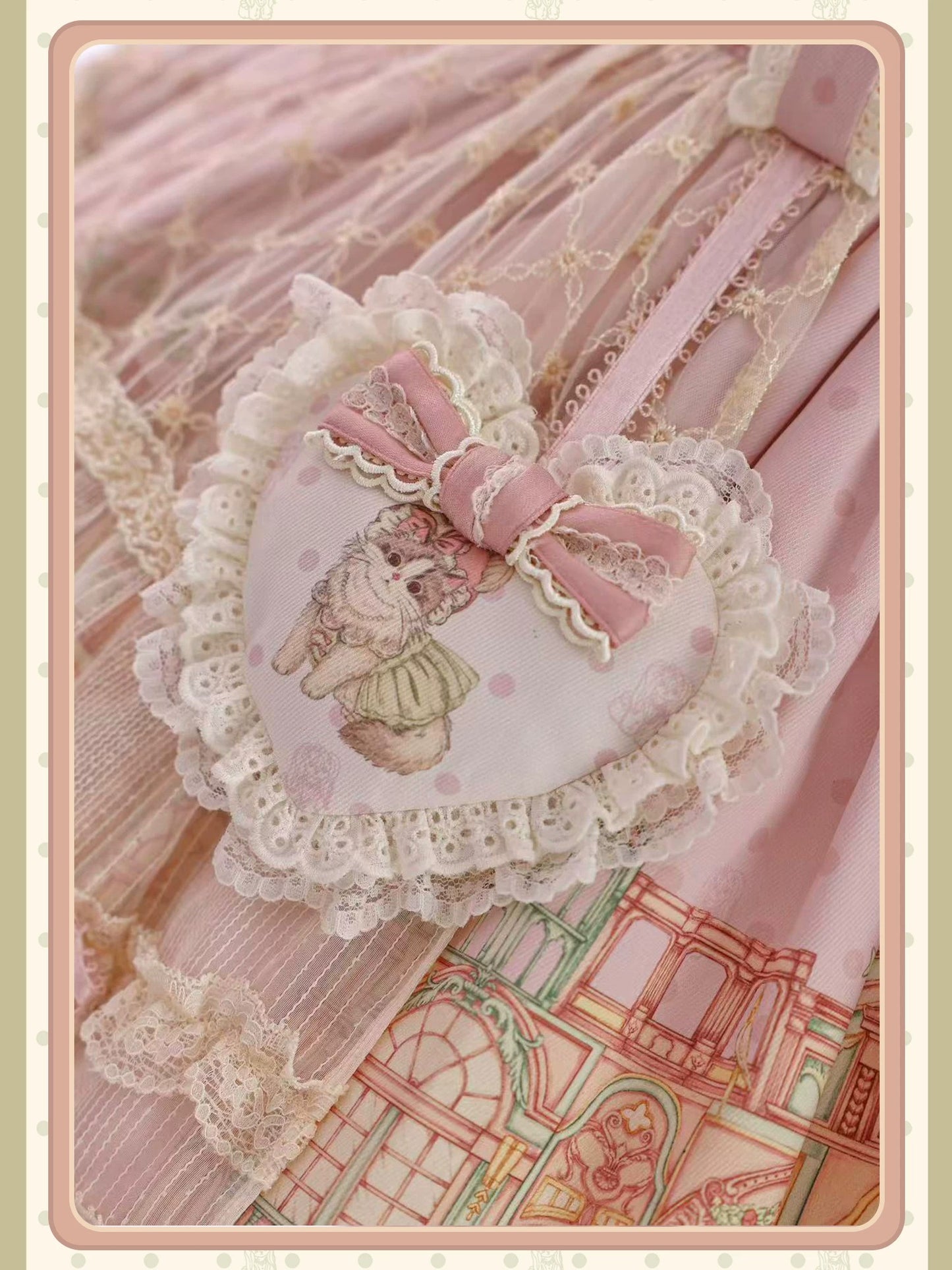 【受注予約~9/6】Fluffy Cat Castle ワンピース・ジャンパースカート【Alice Girl】