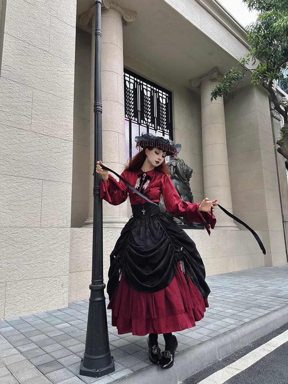 【受注予約~2/24】Returning on a Moonlit Night スカート【Miss Point】