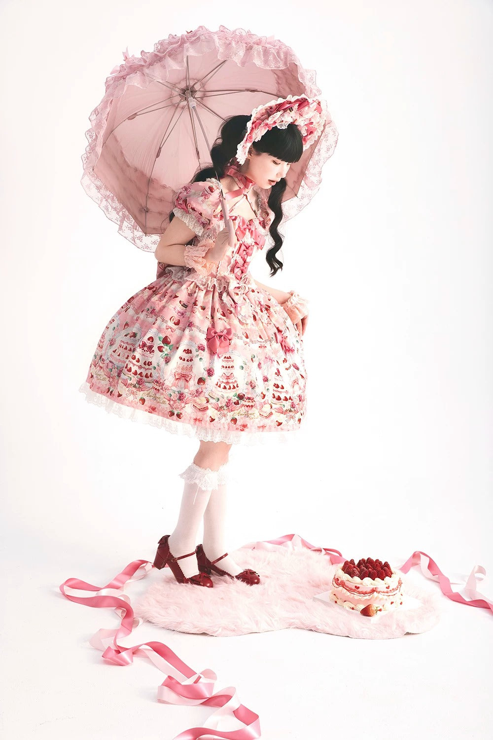 【受注予約~9/28】イチゴと花束 3.0 ワンピース・フルセット【Antique Doll】