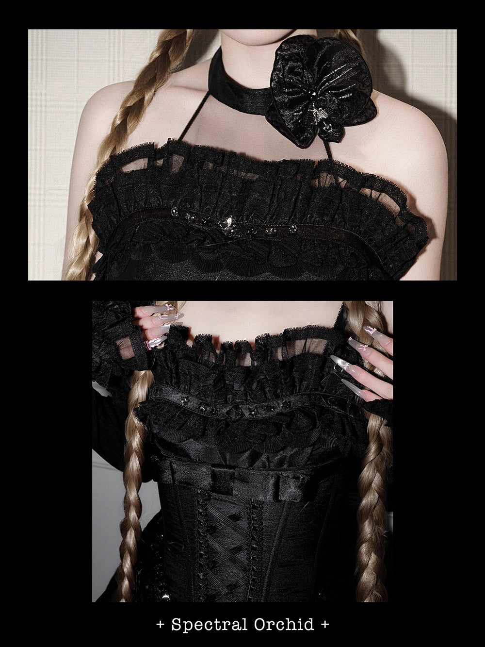 【受注予約~9/2】Spectral Orchid トップス【魔女販售】