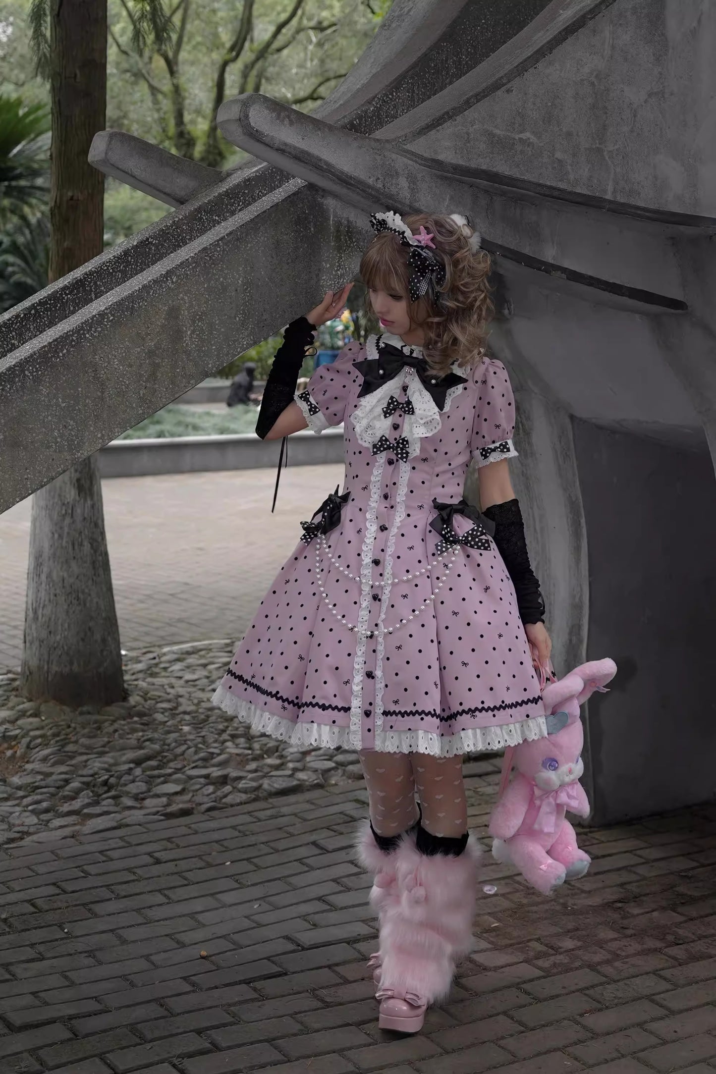 【受注予約~11/20】Ribbondoll ワンピース【Cutey Mask】