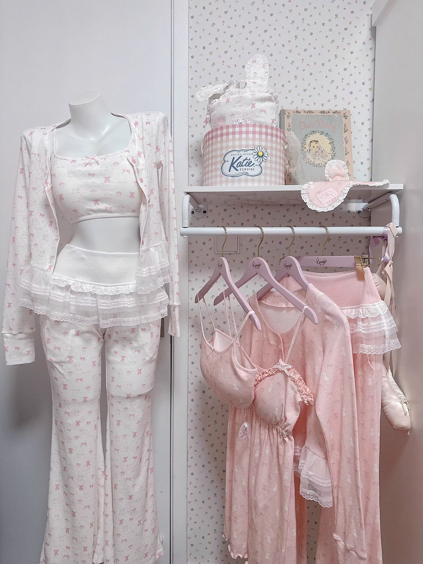 リボンナイトウェア【Sheep Puff】