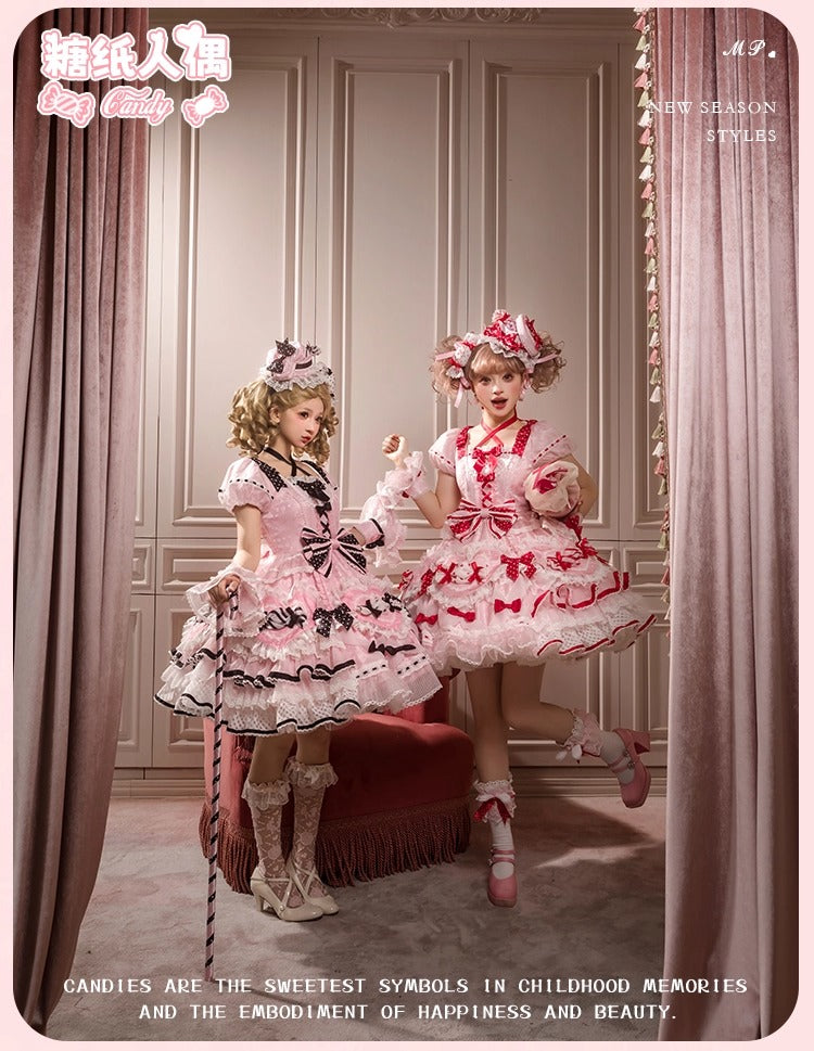 【受注予約~12/8】Candy Wrapper ワンピース【花与珍珠匣】