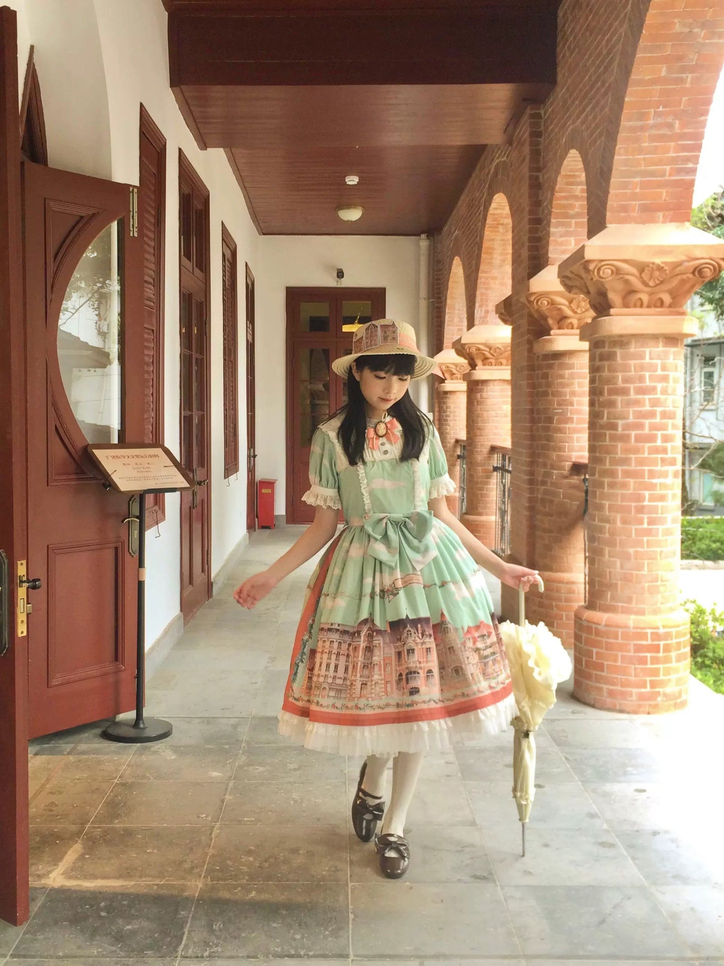 【受注予約~5/6】Dewans Garden Town ワンピース・ジャンパースカート【Cutey Mask】