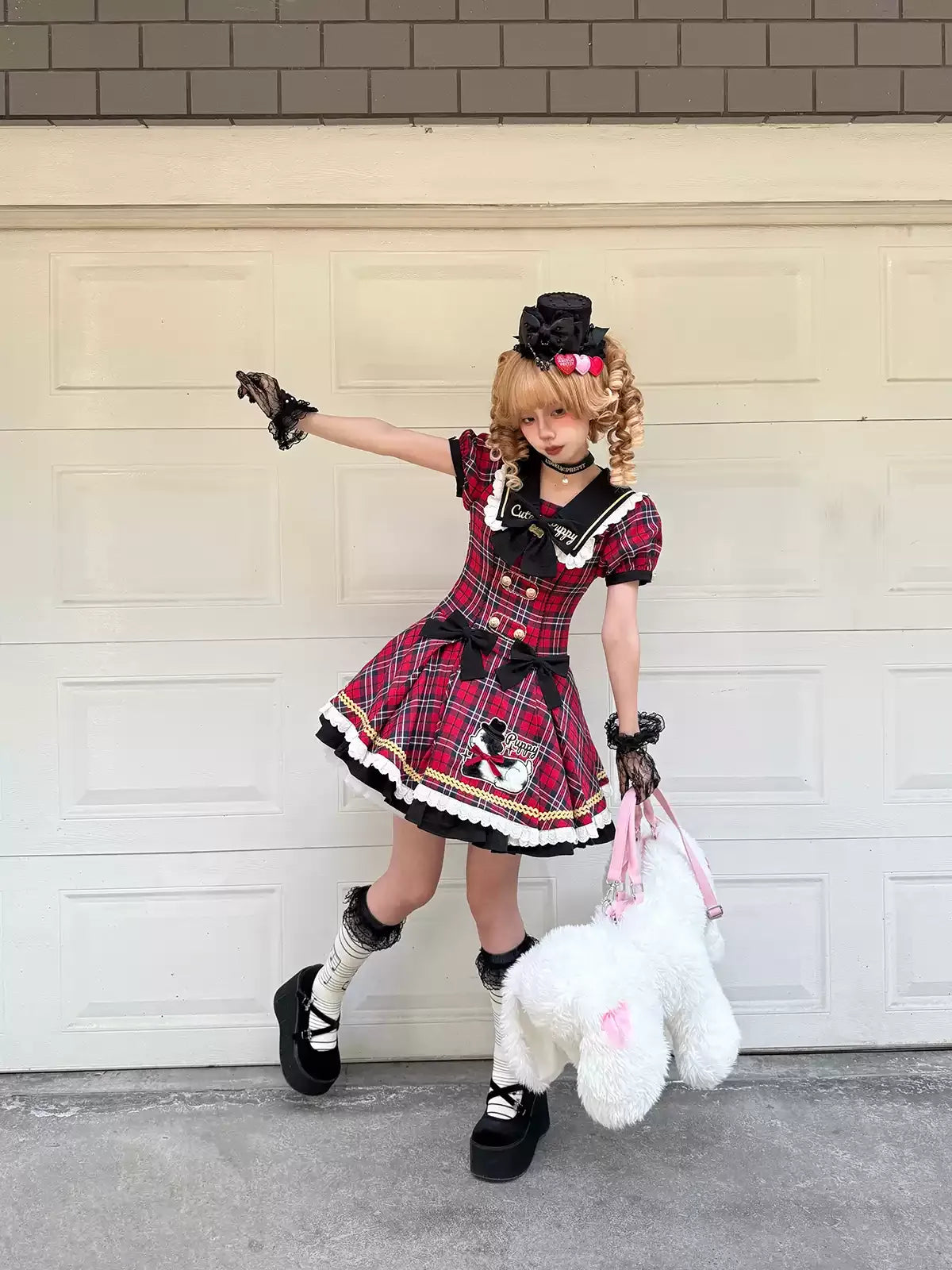 Cute Puppy ワンピース【包子猪】