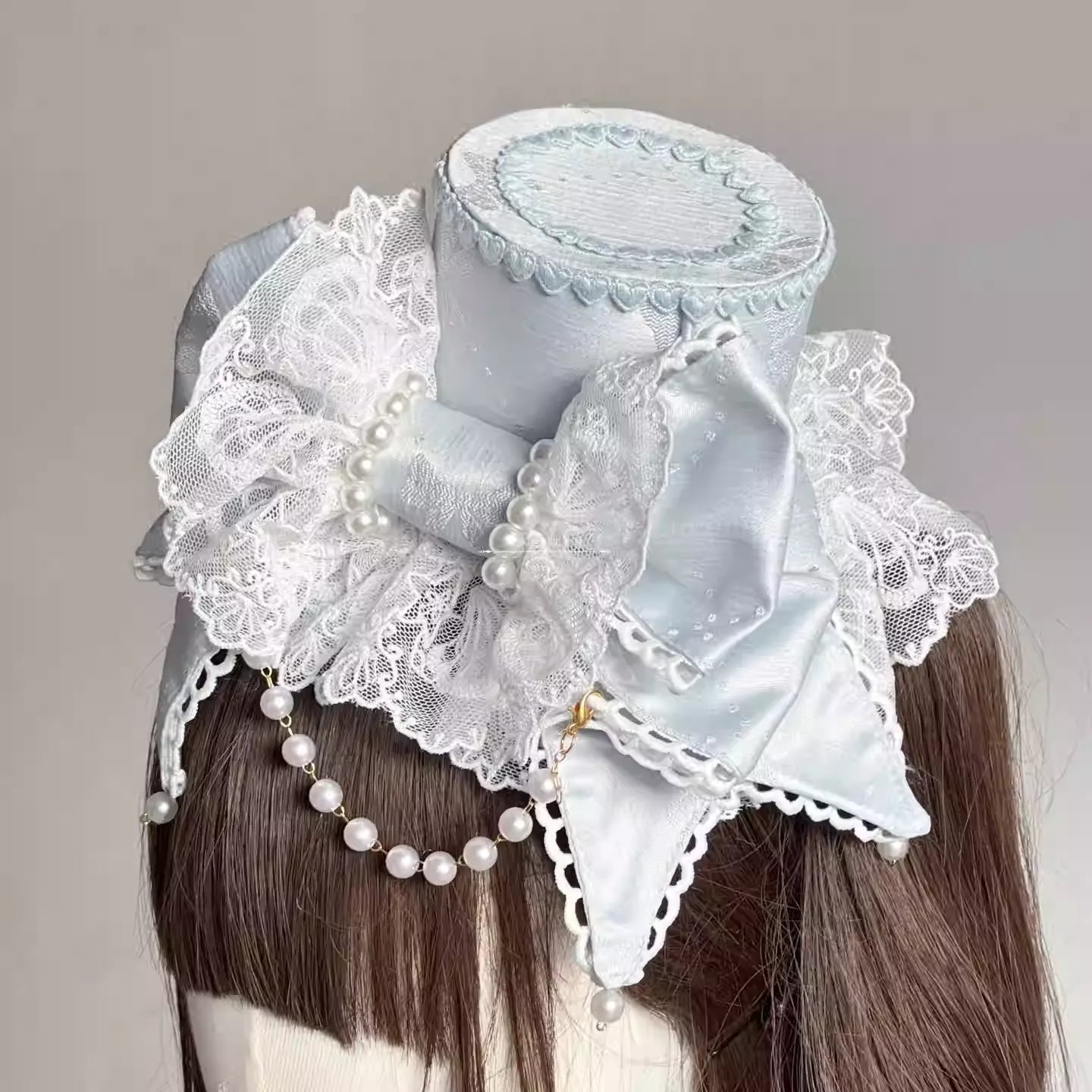 プチリボンシルクハット【妹抖手作工作屋】