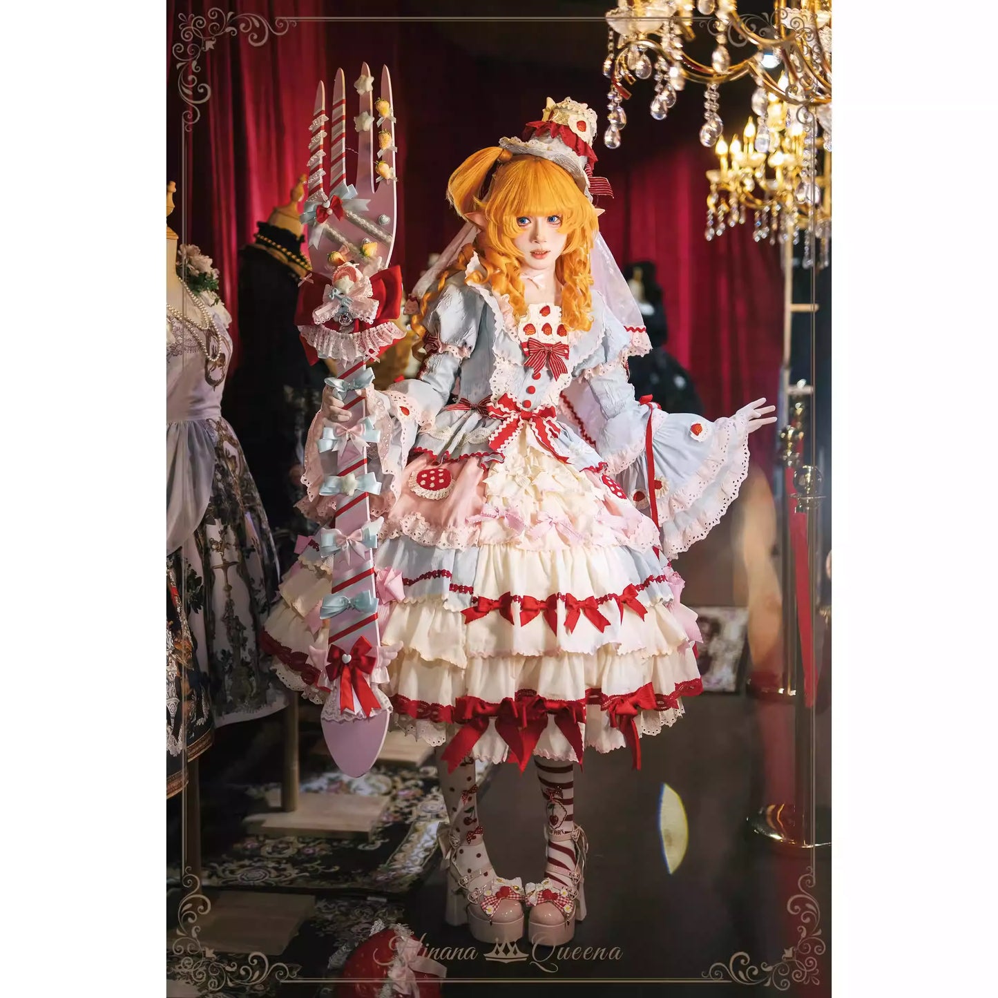 【受注予約~3/1】Strawberry Party アクセサリー【Hinana Queena】