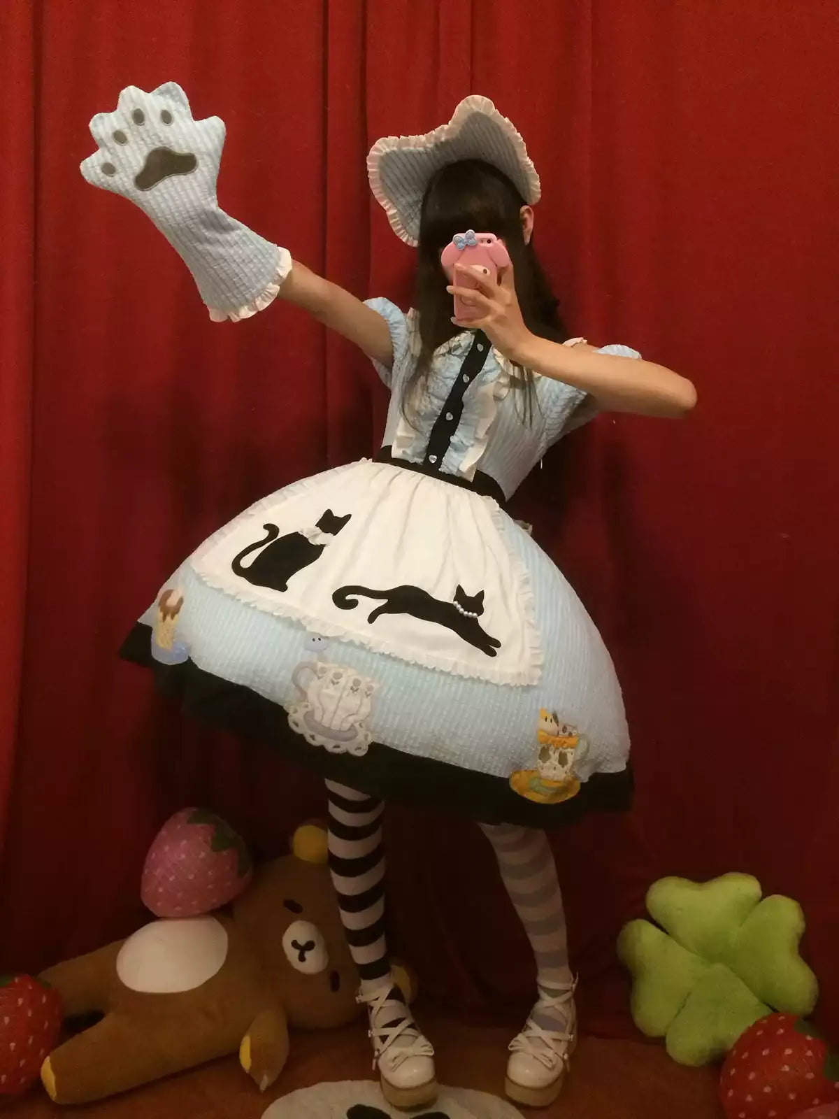 【受注予約~8/18】Teacup Kitty アクセサリー【包子猪】