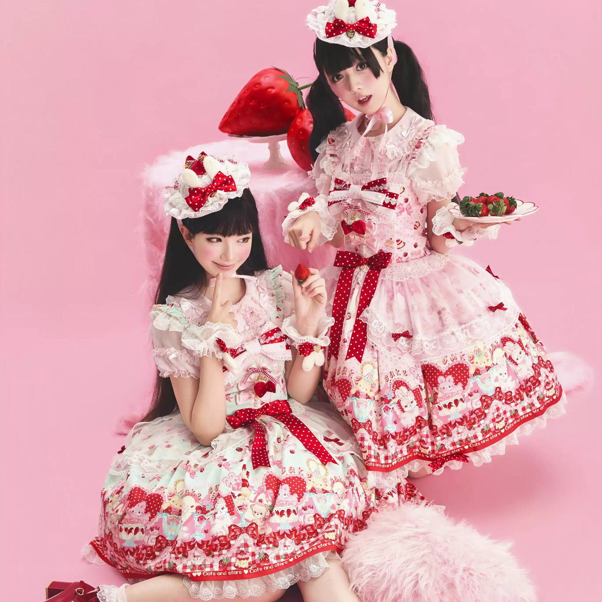【受注予約~10/8】Berry Bunny ジャンパースカート【MY Cat-Twinkling Starlight】
