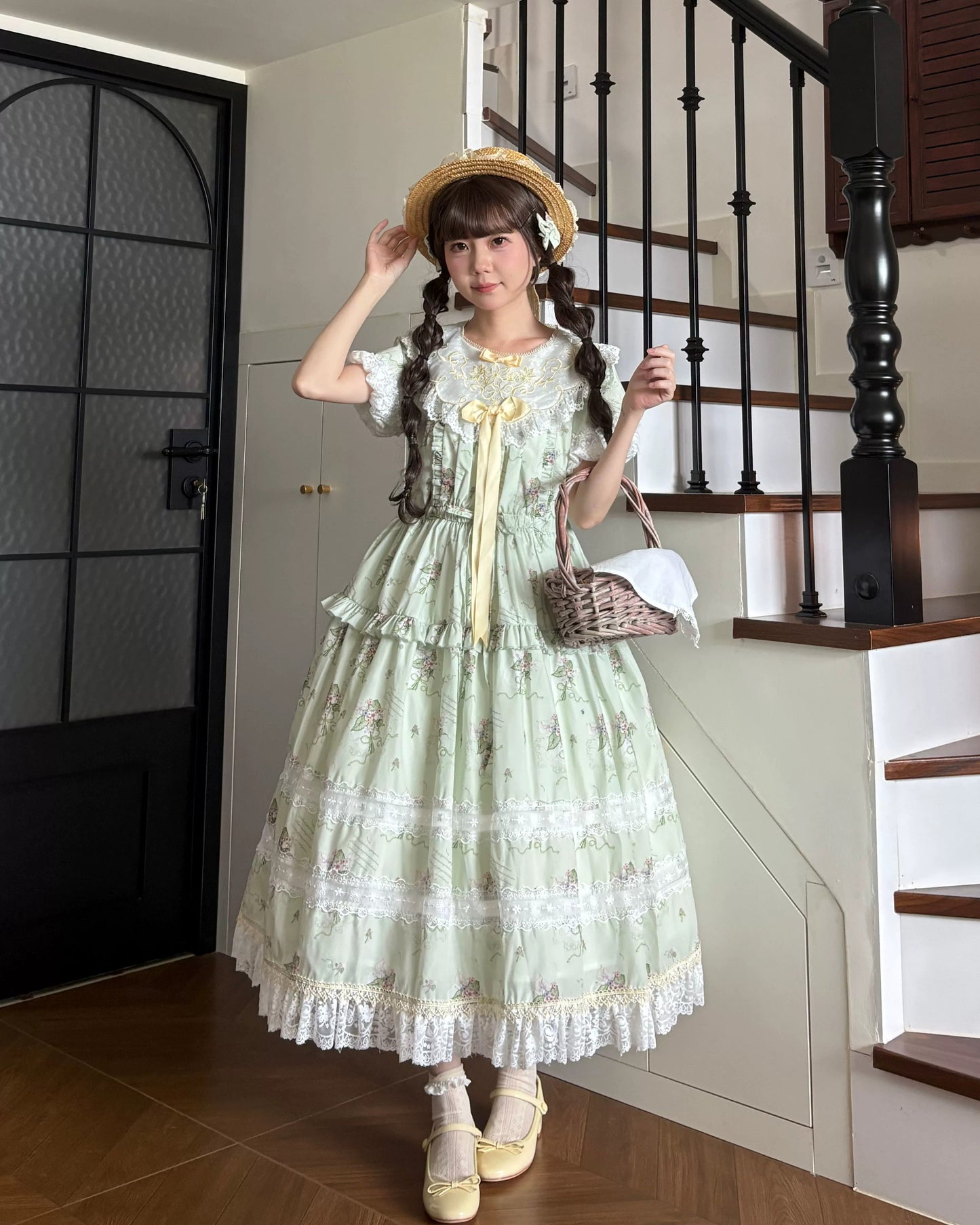 【受注予約~9/8】夏咲の花々 ワンピース【Fairy Doll】