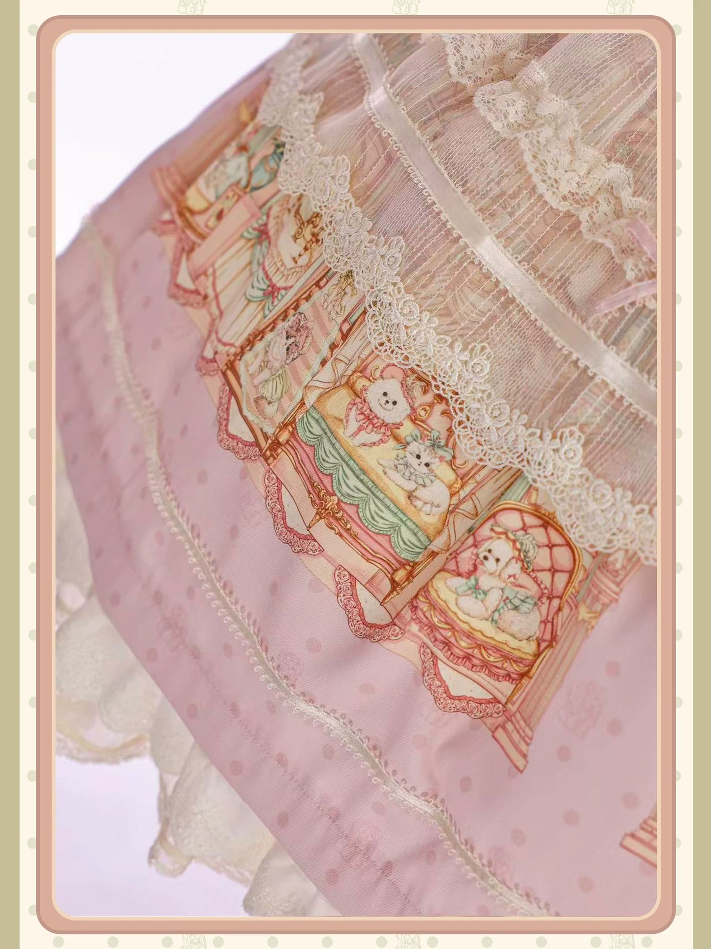 【受注予約~9/6】Fluffy Cat Castle ワンピース・ジャンパースカート【Alice Girl】