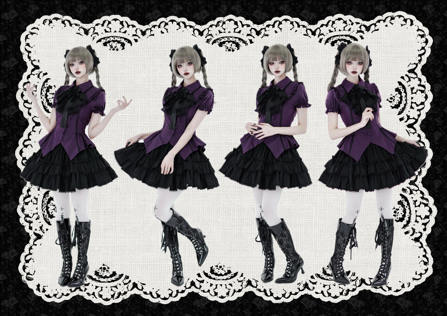 【受注予約~6/11】Layla Nocturne ブラウス【Evegie】
