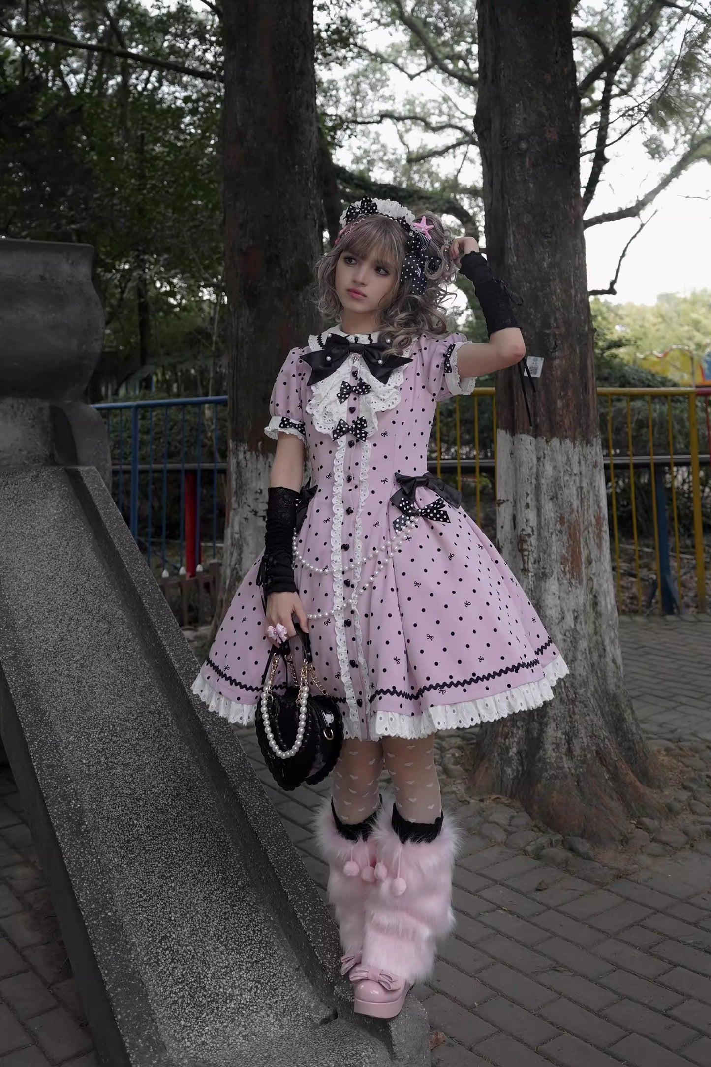 【受注予約~11/20】Ribbondoll ワンピース【Cutey Mask】