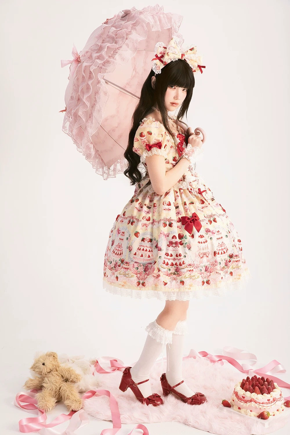 【受注予約~9/28】イチゴと花束 3.0 アクセサリー【Antique Doll】